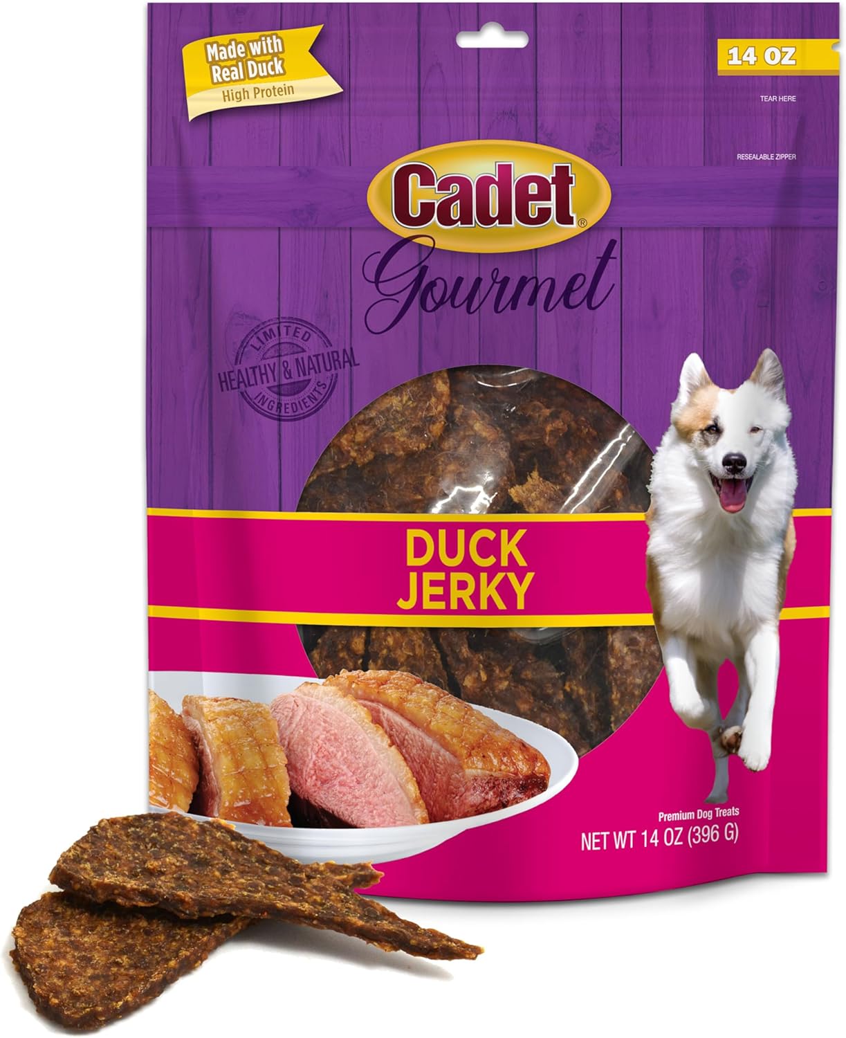 Cadet-Gourmet-Jerky-Dog-Treats,-Healthy-and-Natural-Duck-Training-Treats-Small-99