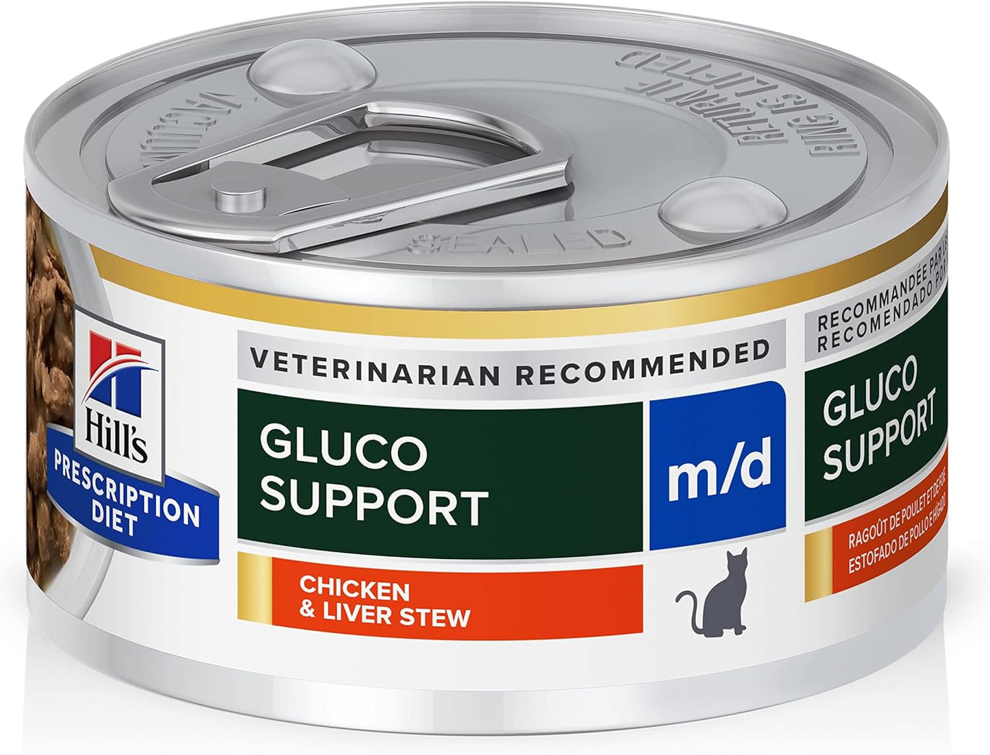 Hill's-Prescription-Diet-m/d-GlucoSupport-Wet-Cat-Food,-Chicken-&-Liver-Stew,-2.9-798