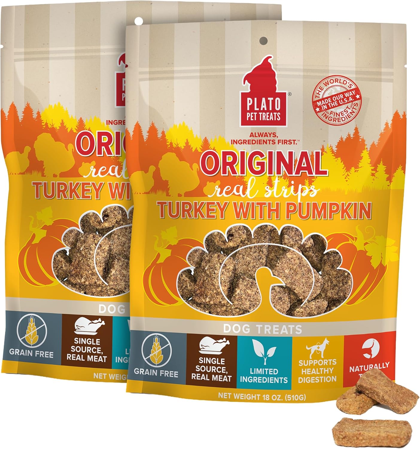 Plato-Pet-Treats-Real-Strips---Air-Dried-Meat-Bars-for-Dogs-Delicious,-1145