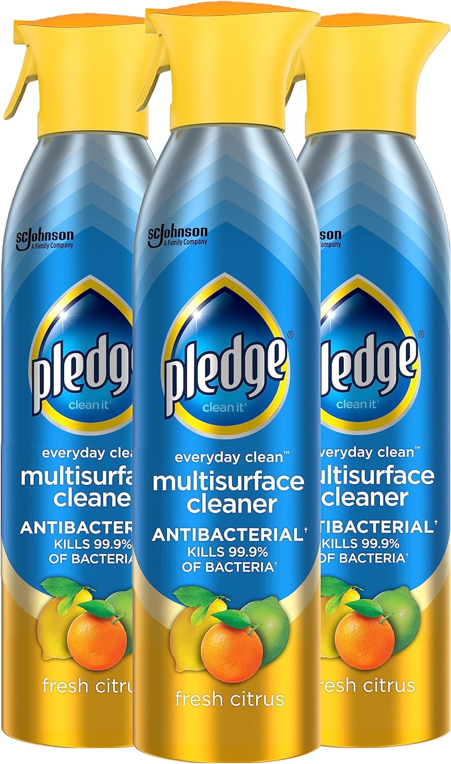 Pledge-Antibacterial-Multisurface-Cleaner-Spray,-Fresh-Citrus---Household-Antibacterial-5533