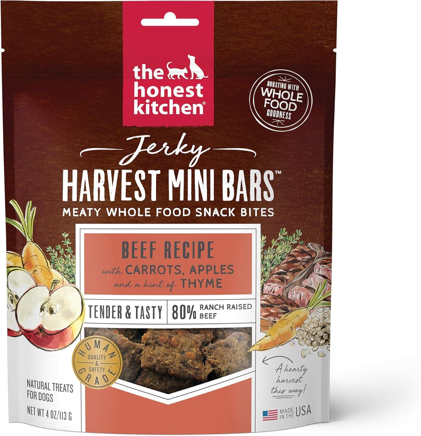 The-Honest-Kitchen-Human-Grade-Dog-Food-Jerky-Harvest-Mini-Bars:-Recipe-2136