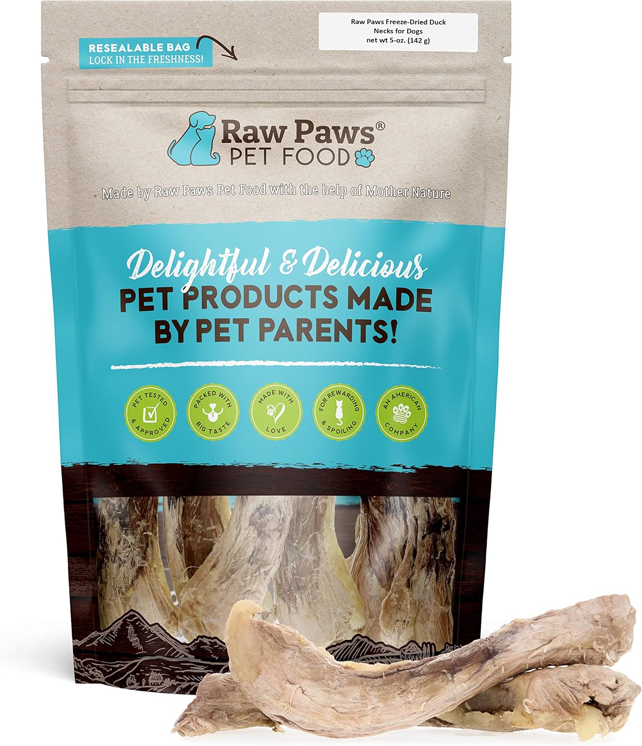 Freeze-Dried-Duck-Necks-for-Dogs,-5-oz---3134