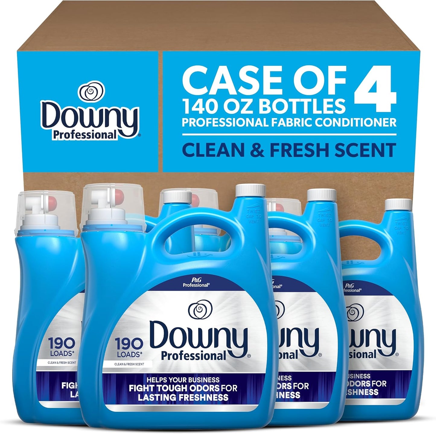 P&G-Professional-Downy-Commercial-Liquid-Fabric-Softener,-Clean-&-Fresh-684