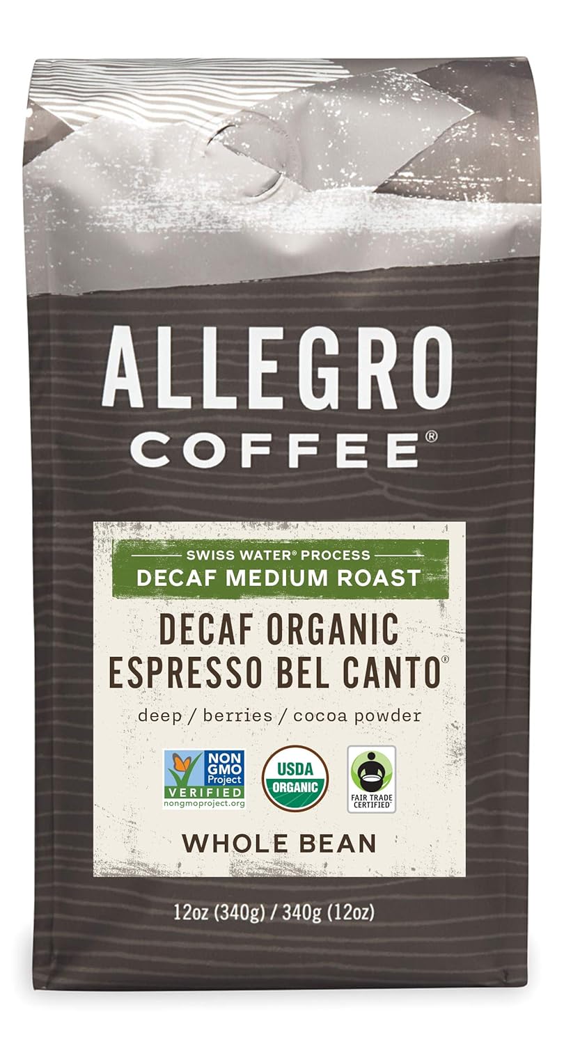 Allegro-Coffee-Café-de-grano-entero-Bel-Canto,-orgánico-descafeinado-expreso,-onzas2892