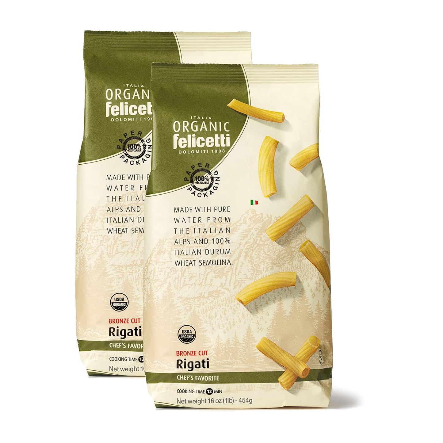 Organic-Felicetti-Rigati-Pasta-Italian-Non-GMO-16oz-(454g)-1183