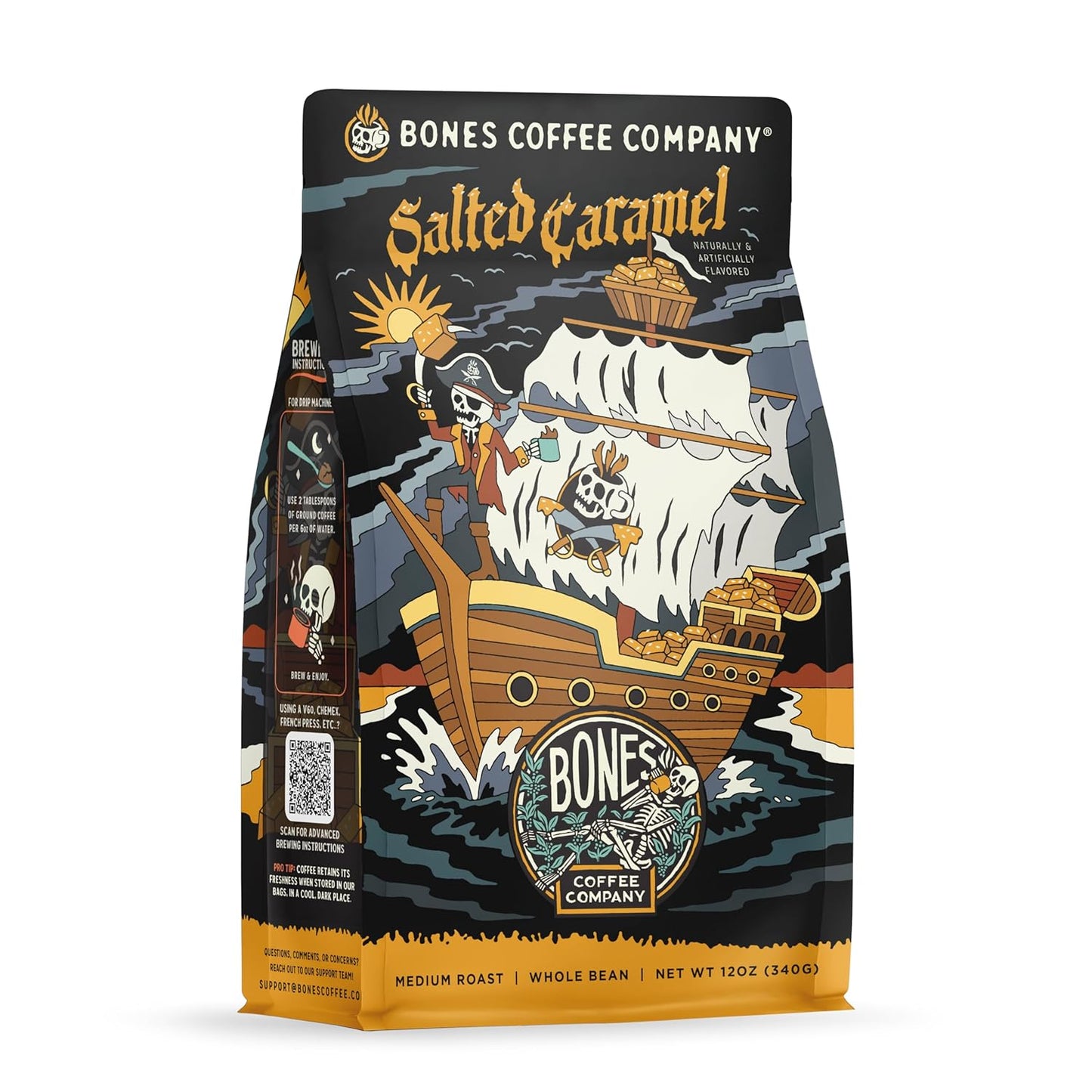 Bones-Coffee-Company-Salted-Caramel-Flavored-Coffee,-Medium-Roast-Low-Acid-Arabica-Beans-2588
