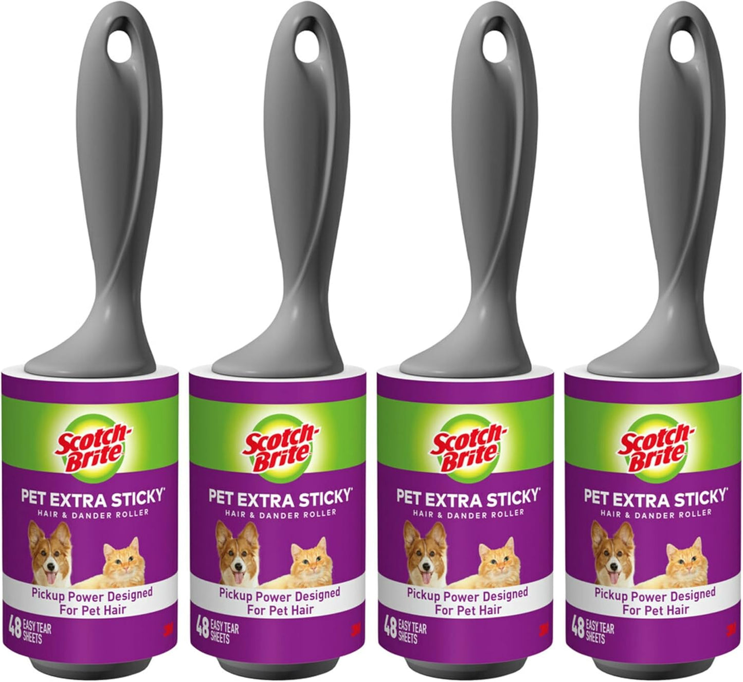 Scotch-Brite-Pet-Hair-Pickup-Extra-Sticky-Lint-Roller,-Designed-for-3862