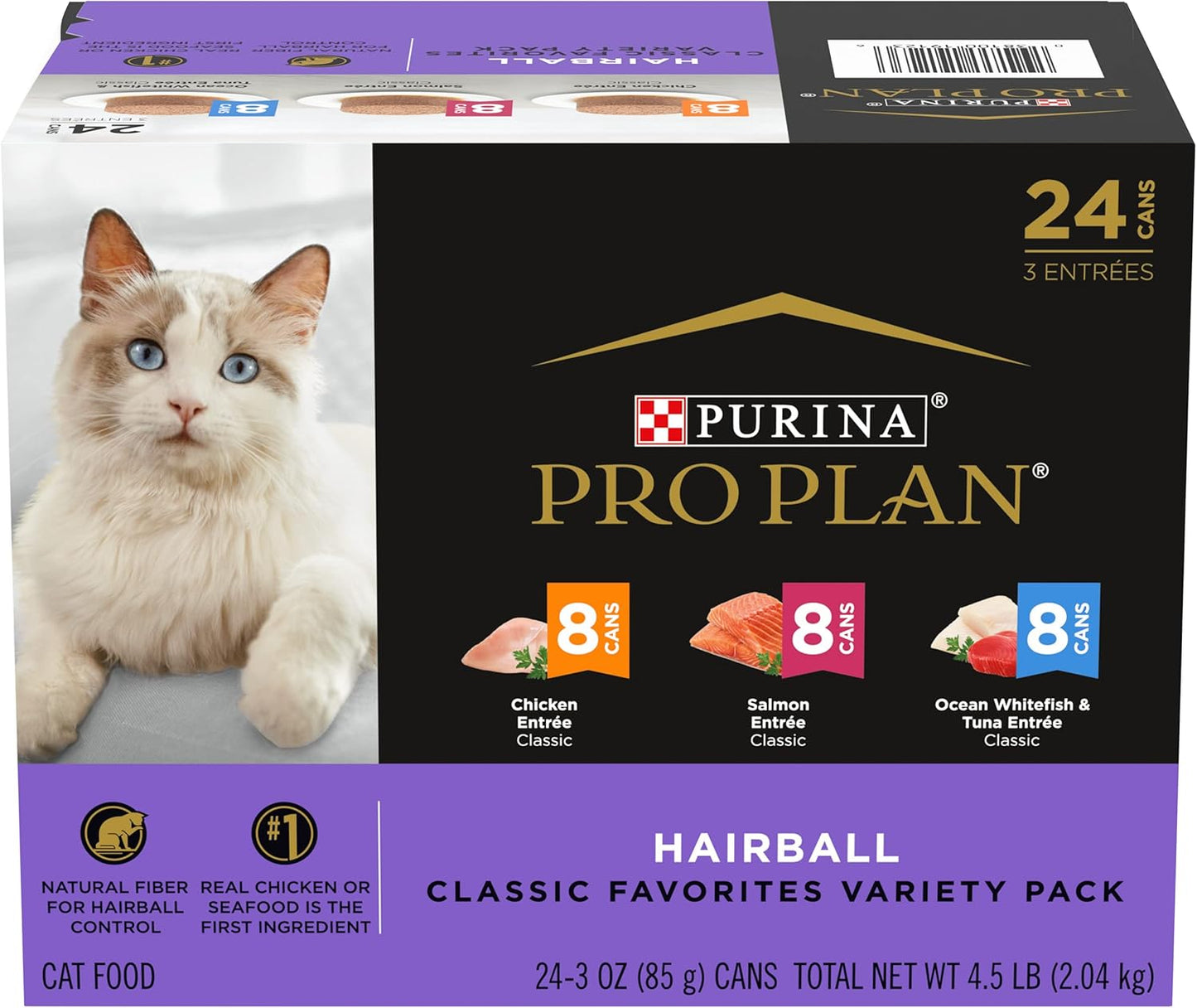 Purina-Pro-Plan-Hairball-Control-Cat-Food,-Wet-Cat-Food-Variety-Hairball-Entrees-(Pack1601