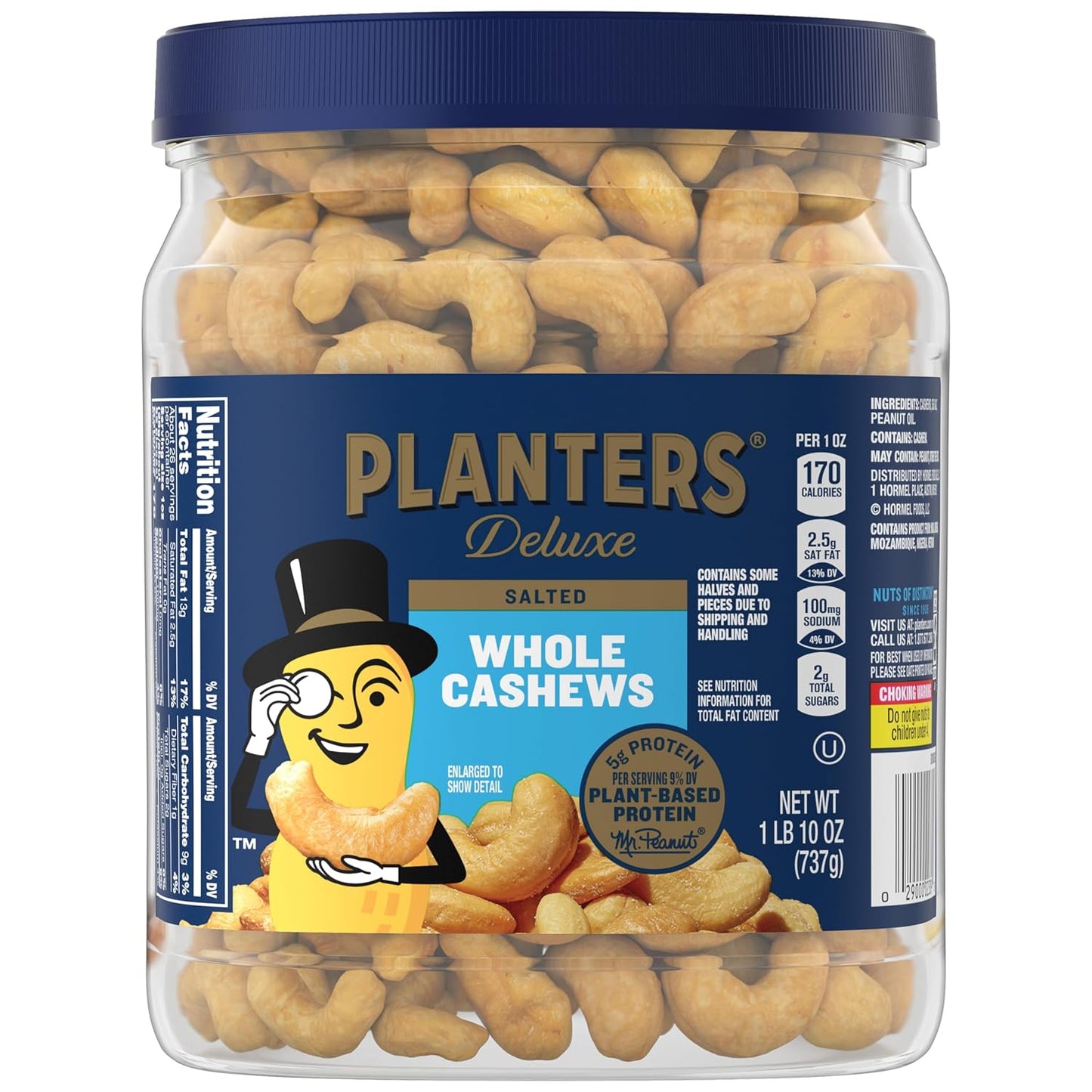 PLANTERS-Deluxe-Salted-Whole-Cashews,-Plant-Based-Protein,-26-Oz-(1--Ct)-|-Roasted-Snacks-2351