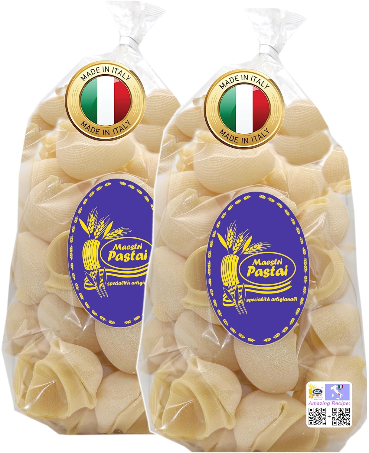 Maestri-Pastai,-Gourmet-Lumaconi-Italian-Pasta-Snail Shell Pasta,-Bi-479