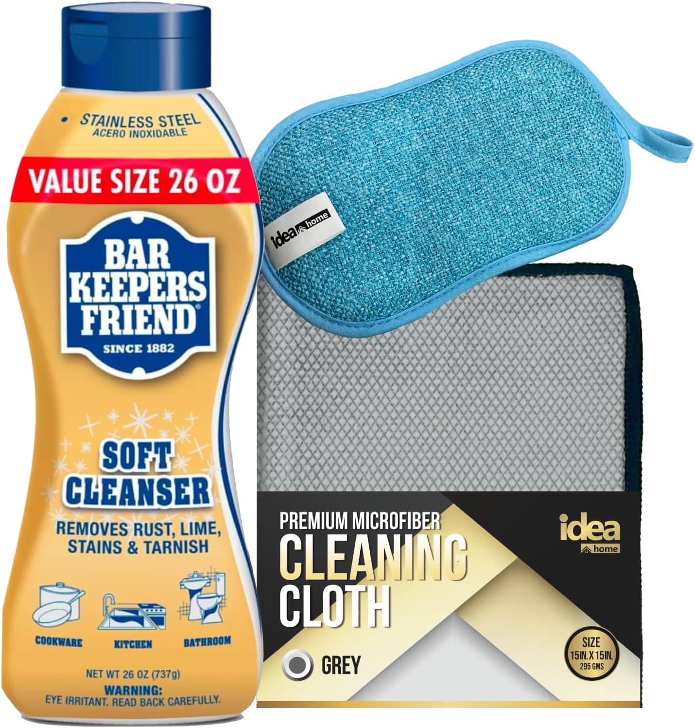 Idea-Home-Bar-Keepers-Friend-Soft-Cleanser-(VALUE-PACK-26-1758