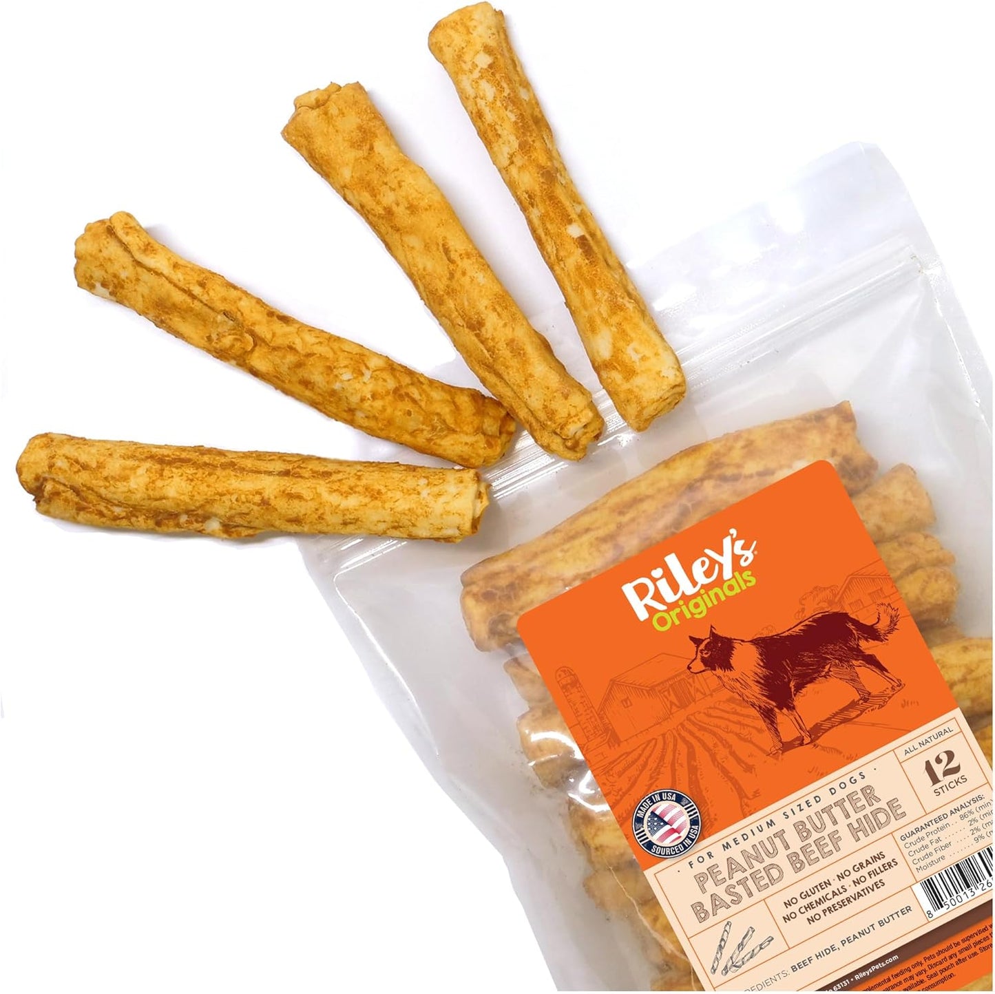 Dog-Treats,-Peanut-Butter-Beef-Hide,-USA-Sourced-1023