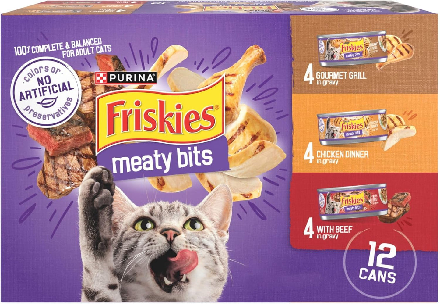 Purina-Friskies-Gravy-Wet-Cat-Food-Variety-Pack,-Meaty-Bits---Packs-12)-oz.1736