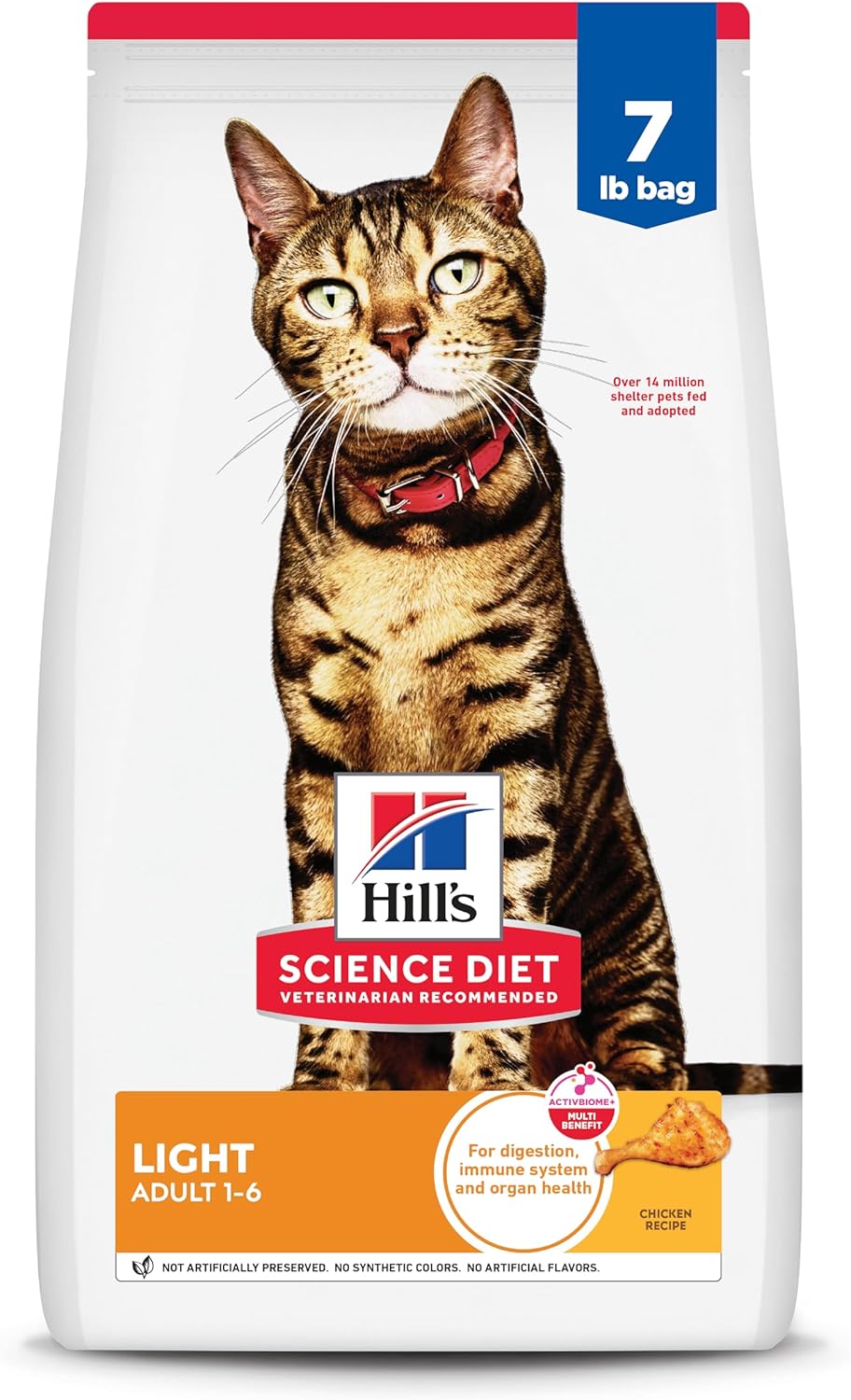 Hill's-Science-Diet-Light,-Adult-1-6,-Weight-Management-Support,-Dry-Cat-Chicken-7-Bag1794