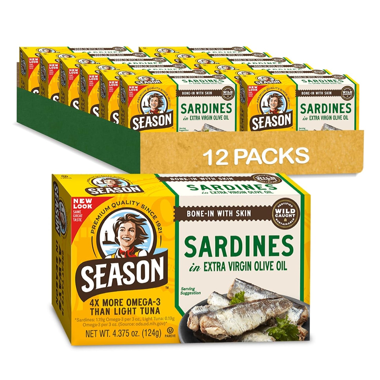 Season-Sardinas-en-aceite-de-oliva-virgen-extra,-capturadas-en-la-naturaleza,-oz-1203