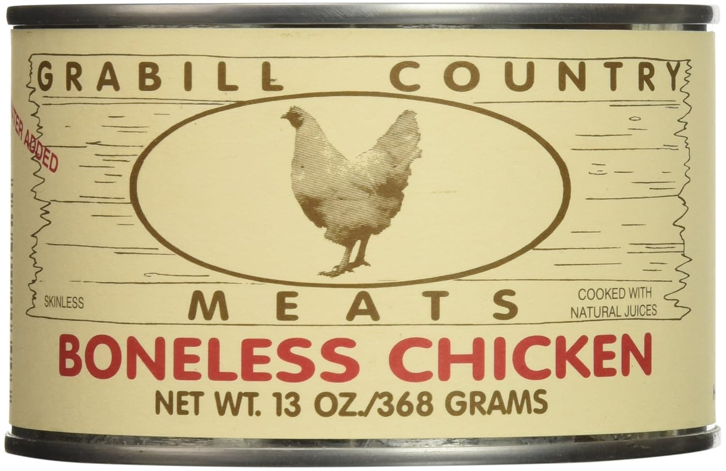 Grocers-Supply-Grabill-Trozos-de-pollo-deshuesados-enlatados,-13-onzas,-caja-de---112