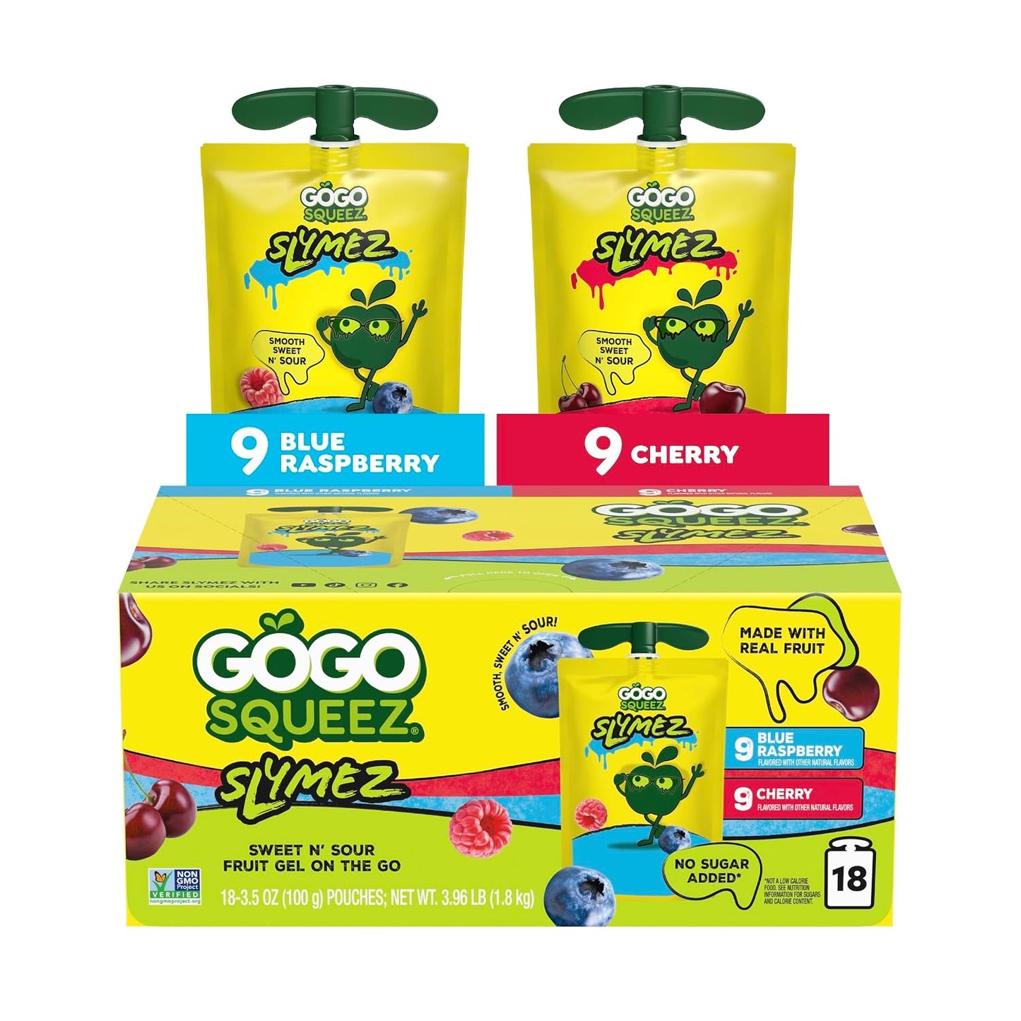 GoGo-squeeZ-No-Sugar-Added-SlymeZ-Fruit-Gel-Variety-Pack,-18--Count-|-Blue-&-942
