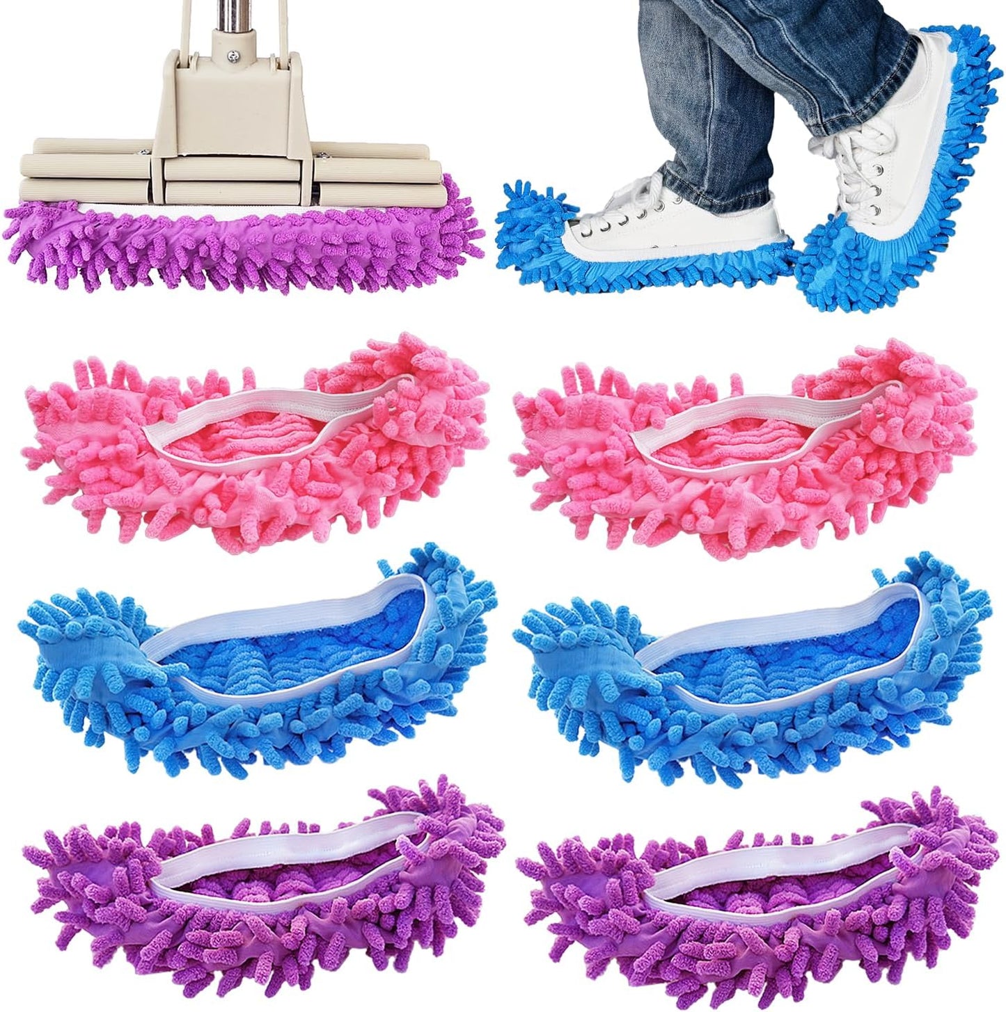 Mop-Slippers-Shoes-6-Pieces-(3-Pairs),-Microfiber-Mopping-Slippers-1804