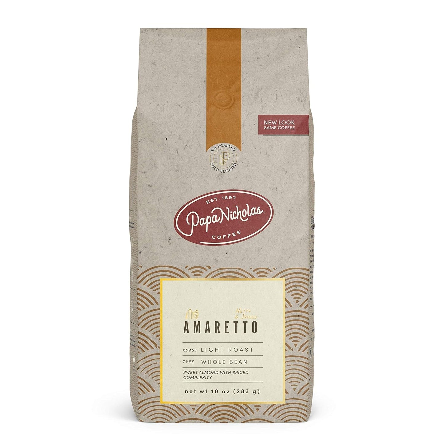 PapaNicholas-Coffee-Whole-Bean-Coffee,-Amaretto,-10-Ounce-----------72