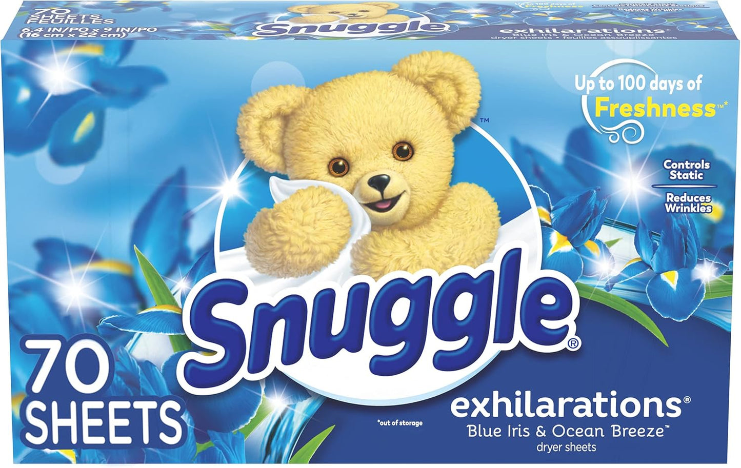 Snuggle-Fabric-Softener-Dryer-Sheets,-Blue-Iris-&-Ocean-Breeze,-70-Count-403