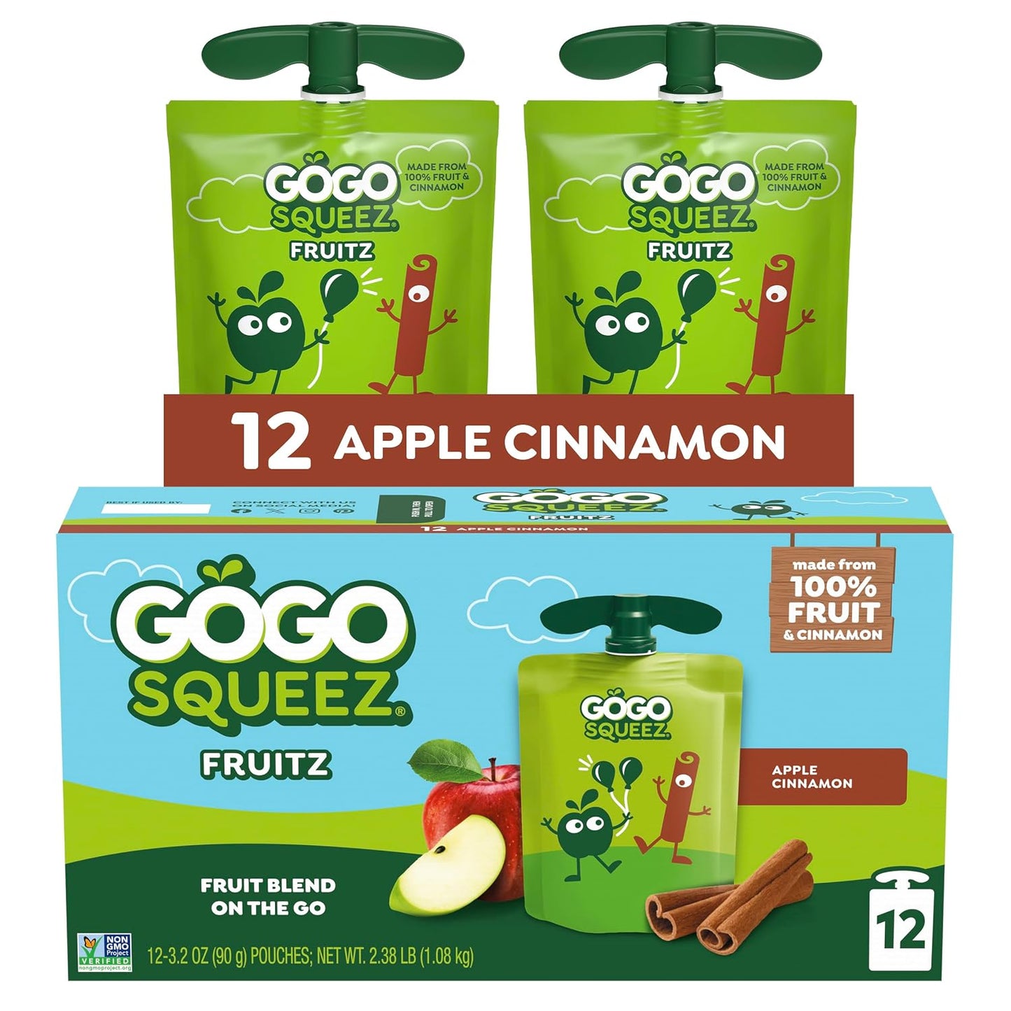 GoGo-squeeZ-No-Sugar-Added-Apple-Cinnamon-Applesauce,-12-Count-|--Kids-on-the-fruit-2179