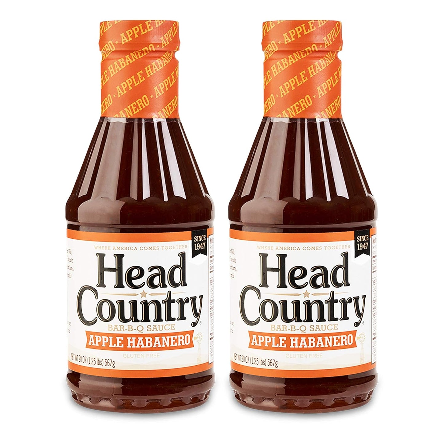 Head-Country-Bar-B-Q-Sauce,-Apple-Habanero-Flavor,-20oz-(pack-of-2)---834