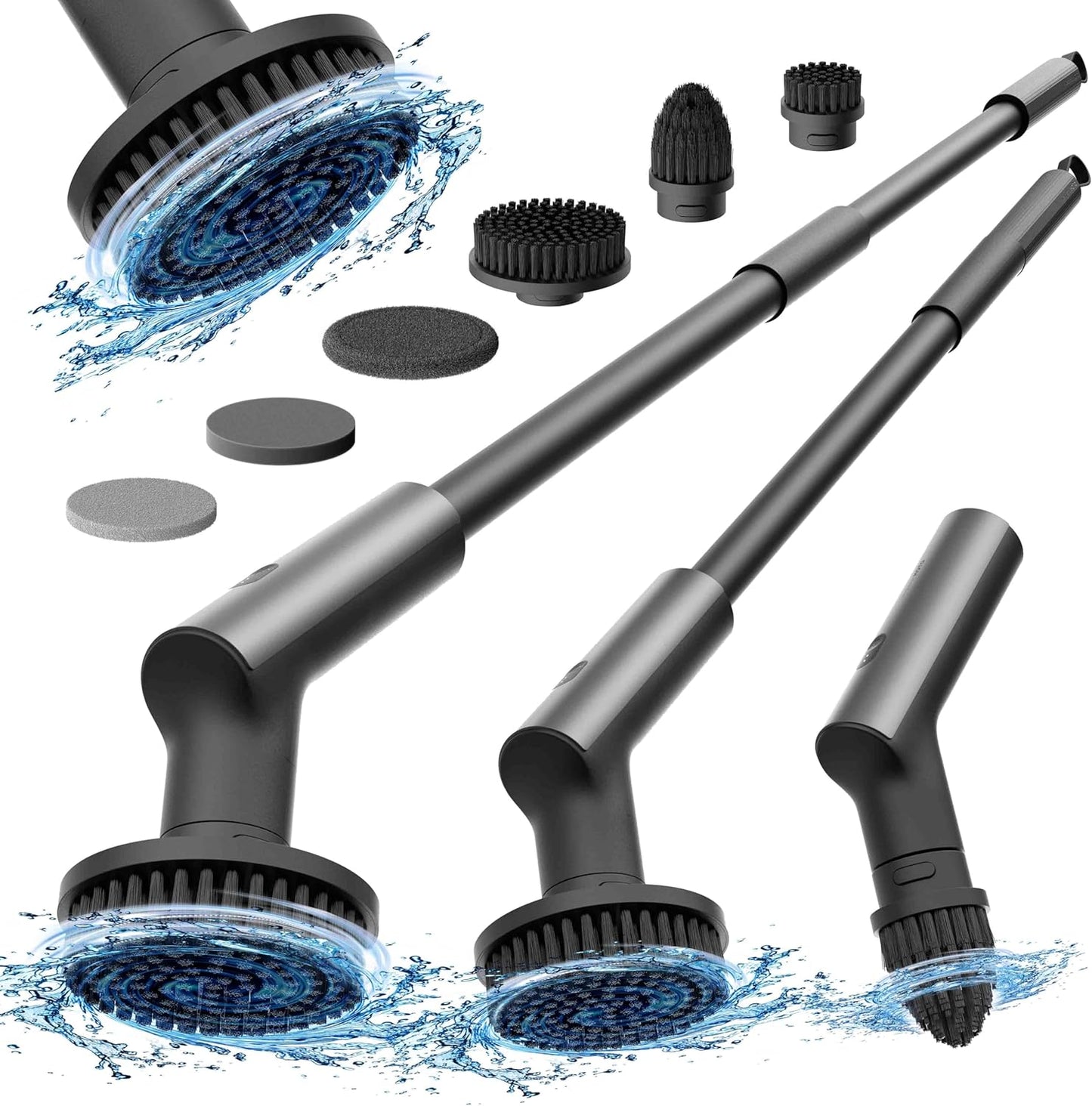 HOTO-Cordless-Electric-Spin-Scrubber,-IPX7-Full-Body-Waterproof-Bathroom-Cleaning-Brush,-Max-22-in-lb,-653