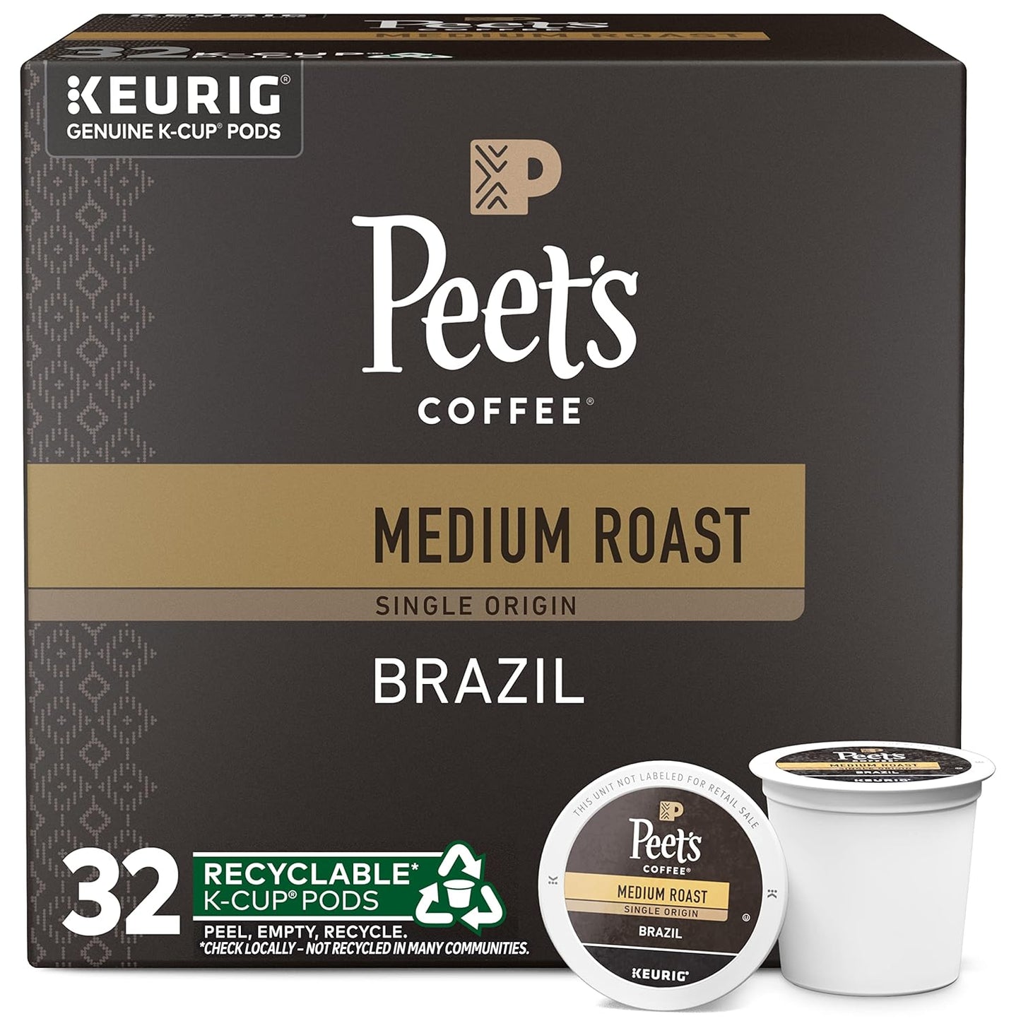 Peet's-Coffee,-Medium-Roast-Keurig-K-Cup-Pods---Single-Origin-Brazil-32-Count-2976