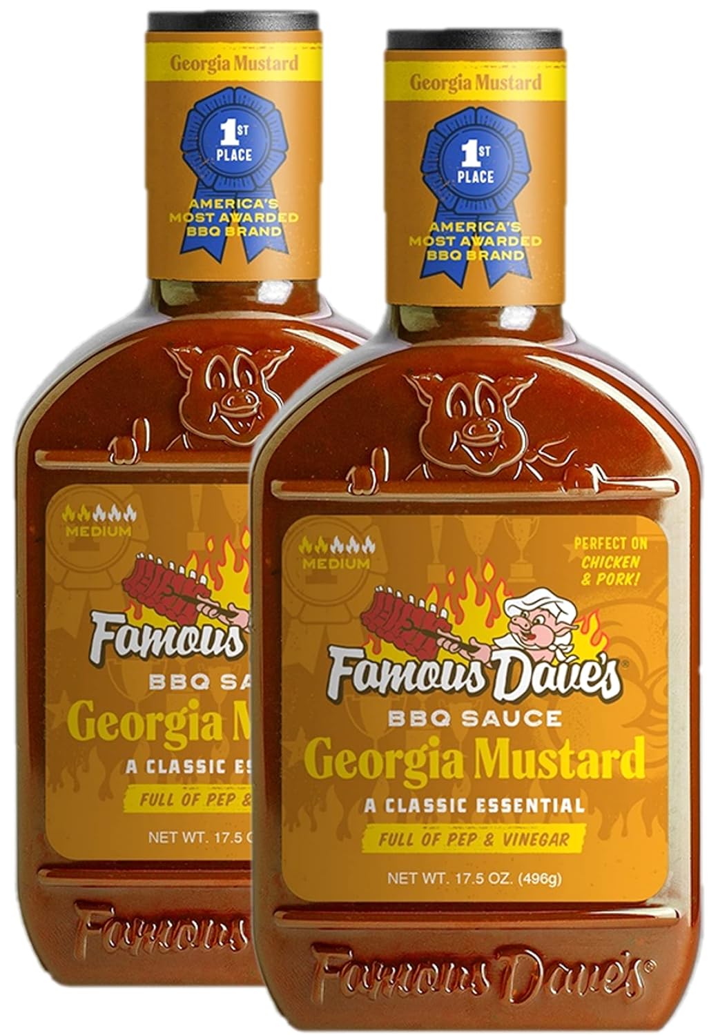 Famous-Dave's---2-pck,-Georgia-Mustard-BBQ-Sauce-(32-oz.)---885