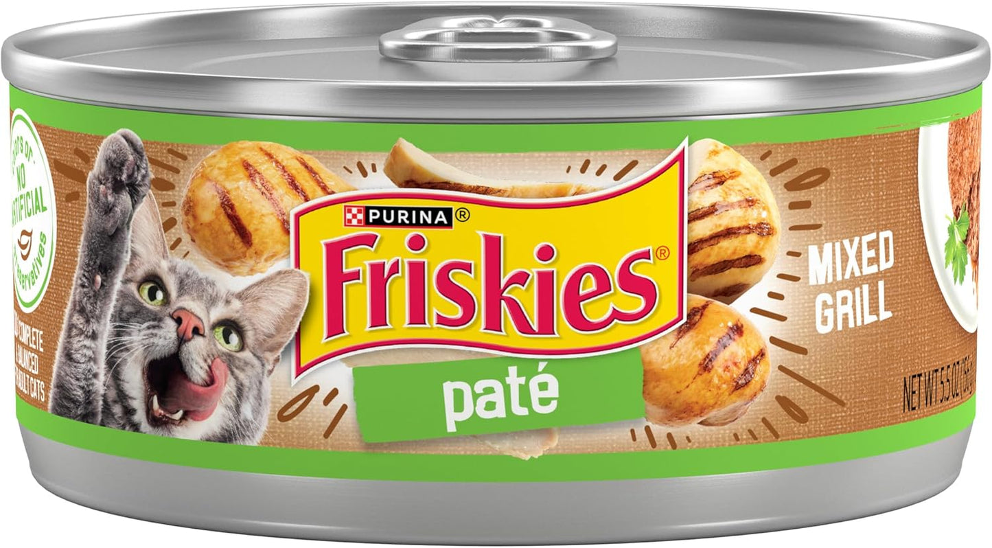 Purina-Friskies-Wet-Cat-Food,-Pate-Mixed-Grill---(Pack-of-5.5-Cans--1845