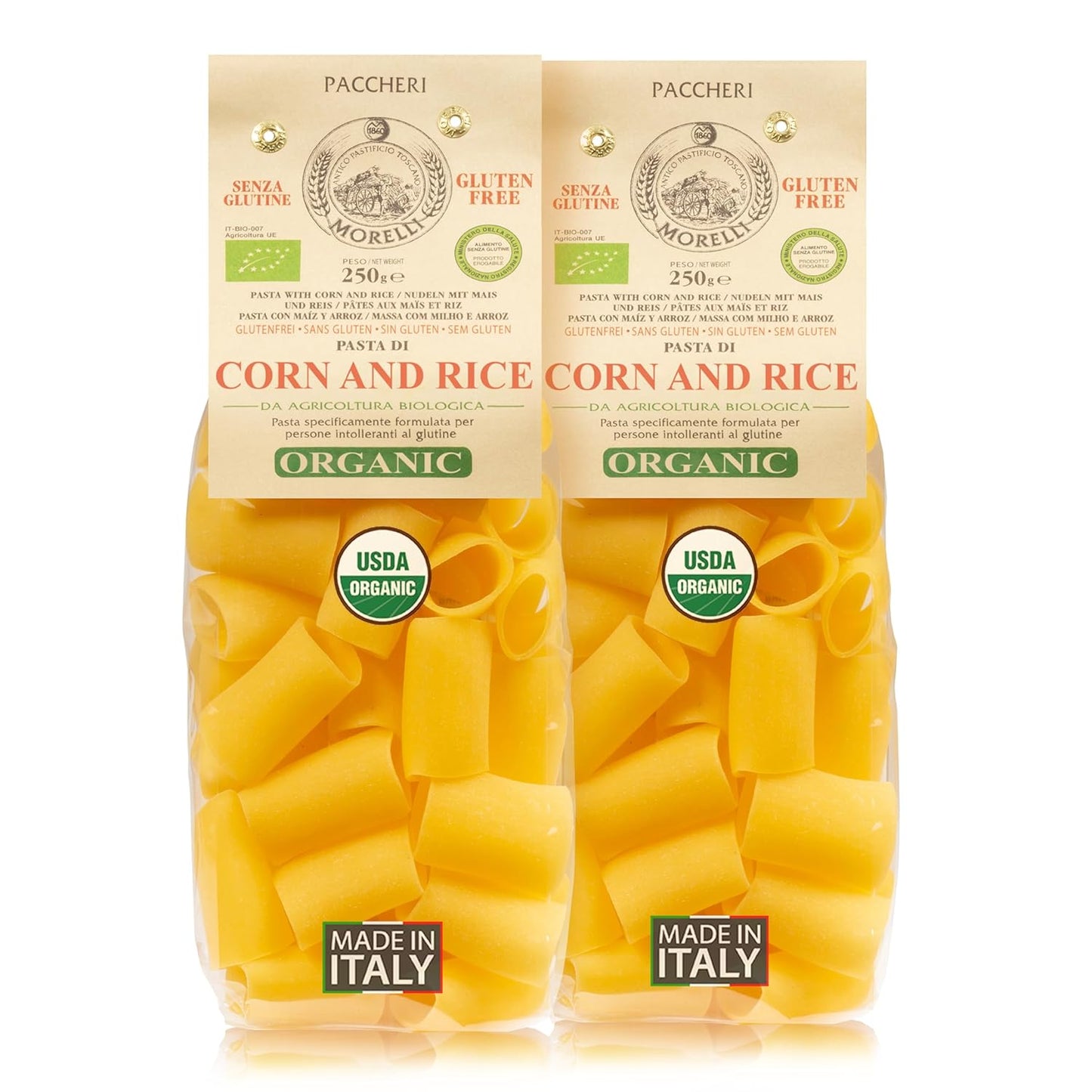 Morelli-Organic-Gluten-Free-Pasta-Noodles,-Paccheri---Italian-Organic,-321