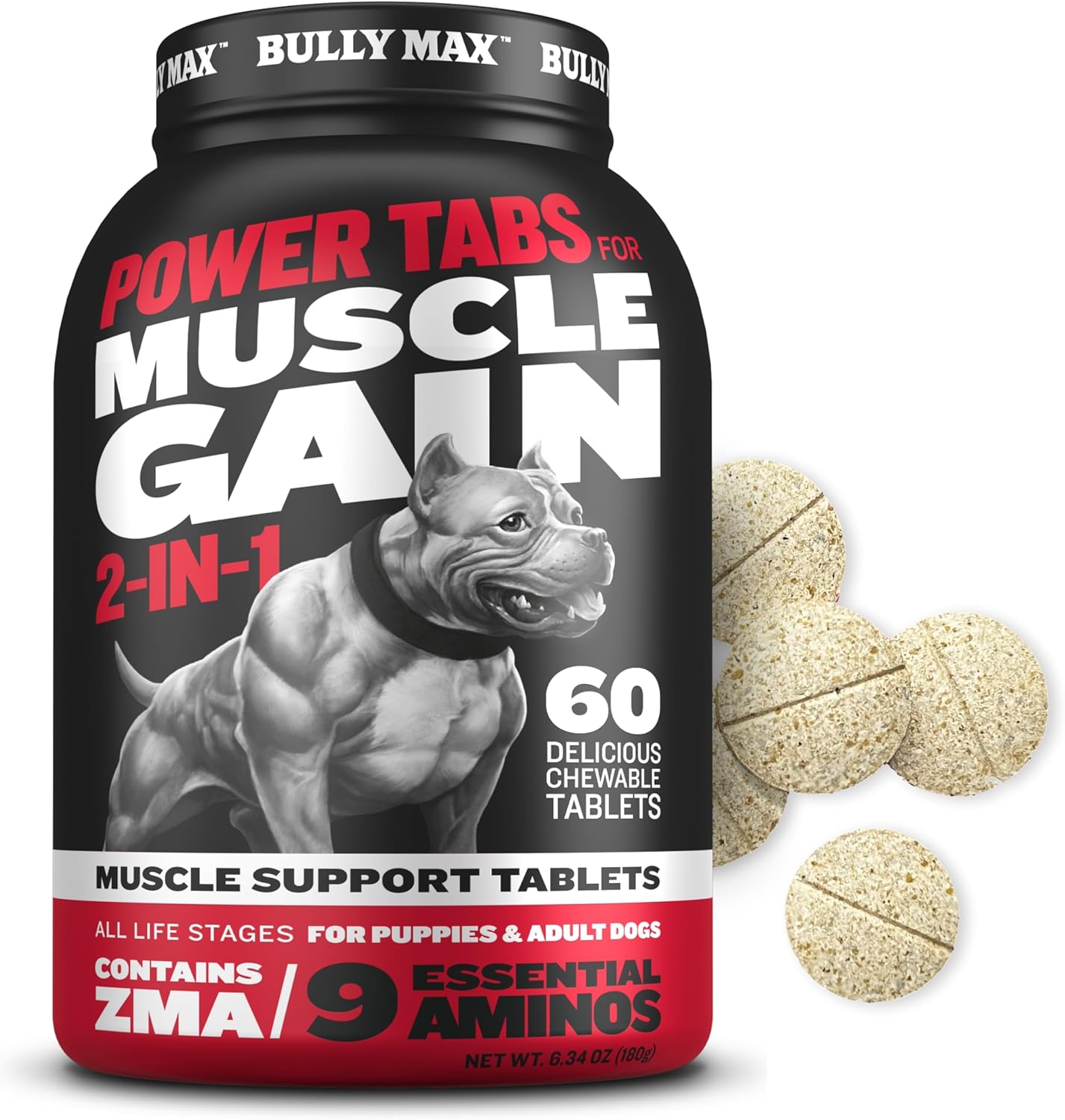 Bully-Max-2-in-1-Muscle-Builder-Chewable-Tablets-for-Puppies-&-Adult---389