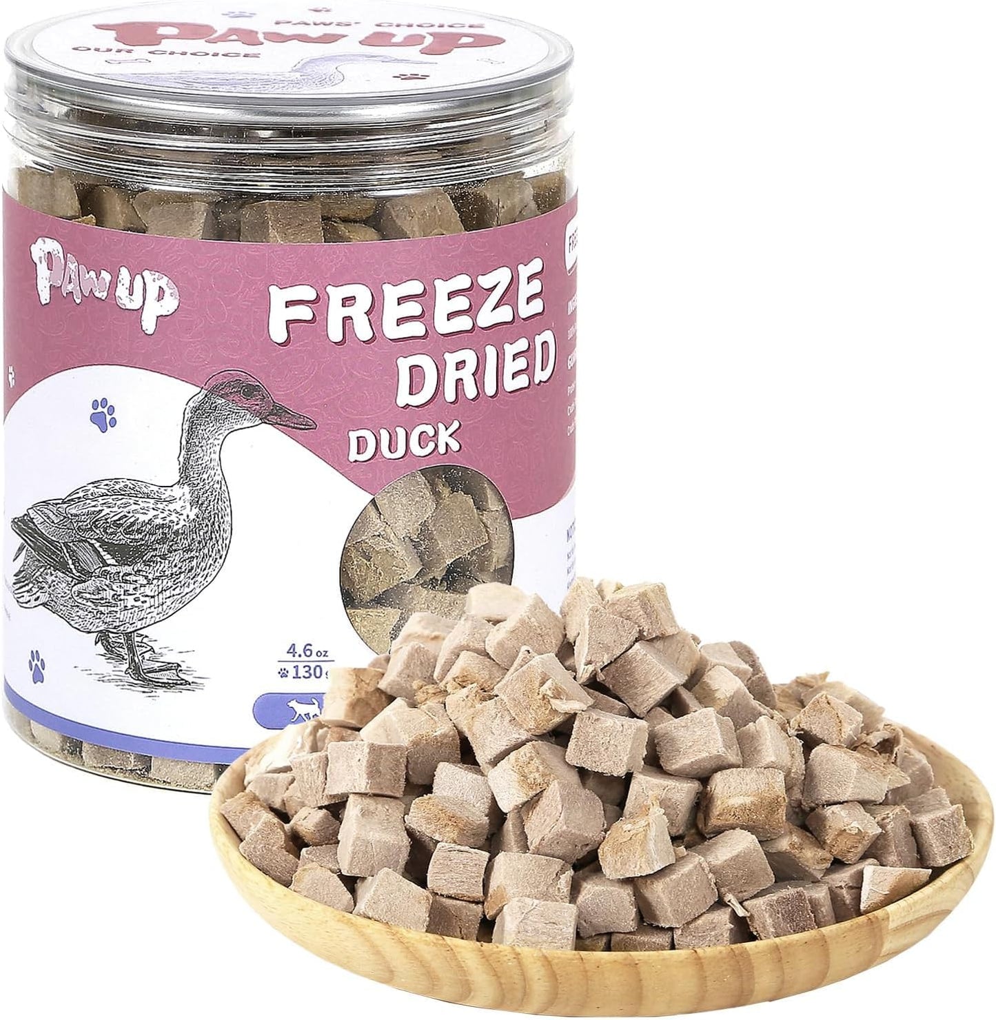 PAWUP-Freeze-Dried-Duck-Treats-for-Cats-Dogs,-Rawhide-Free-Freeze-Dried-Food-High-Gluten&Grain1571