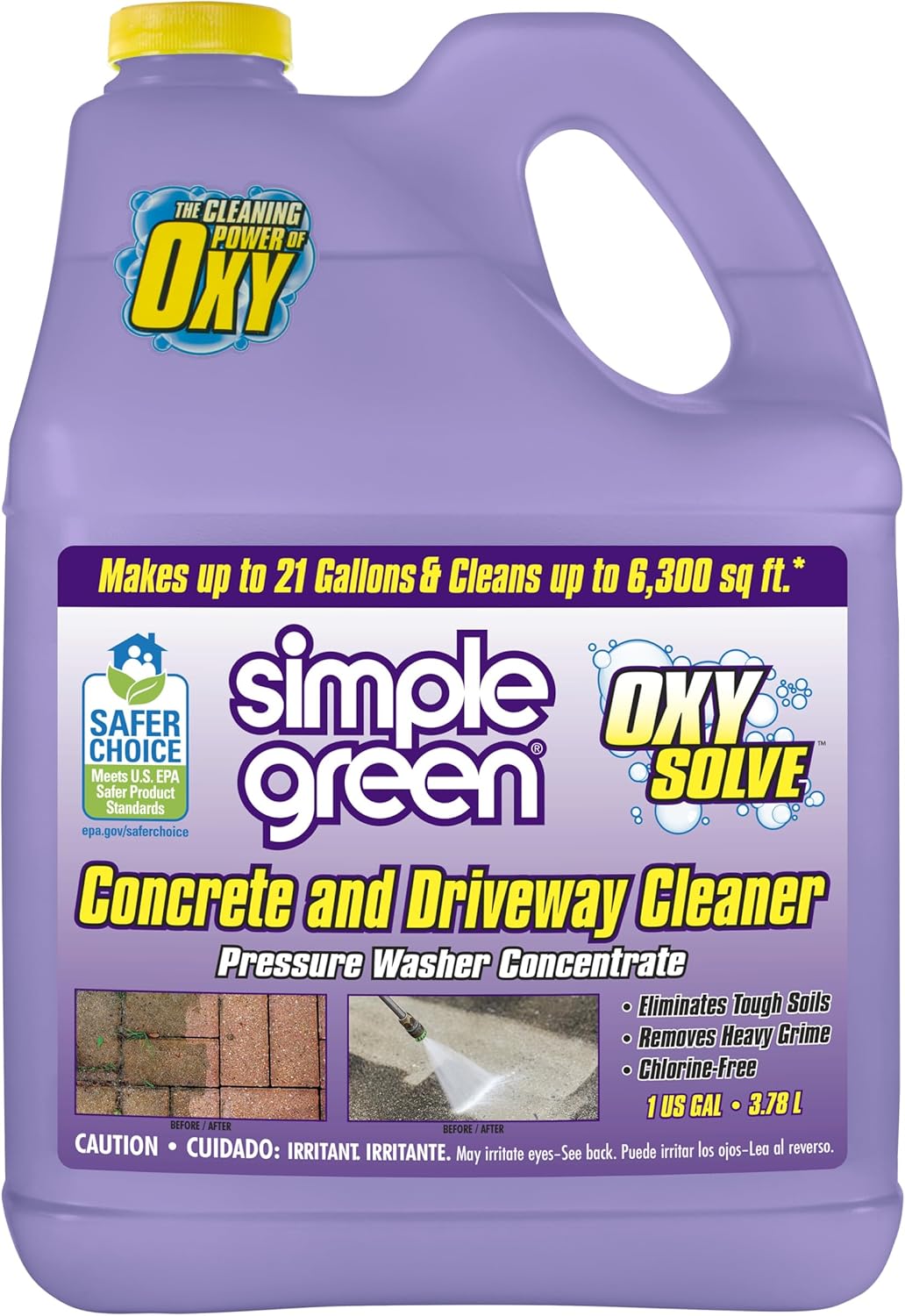 Simple-Green-Oxy-Solve-Concrete-and-Driveway-Pressure-Washer-Cleaner,-Purple,-Unscented,-128-Fl.Oz---1780