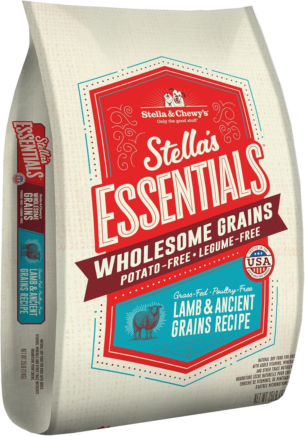 Stella-&-Chewy's,-Dog-Essentials-Cordero-y-granos-antiguos,-378