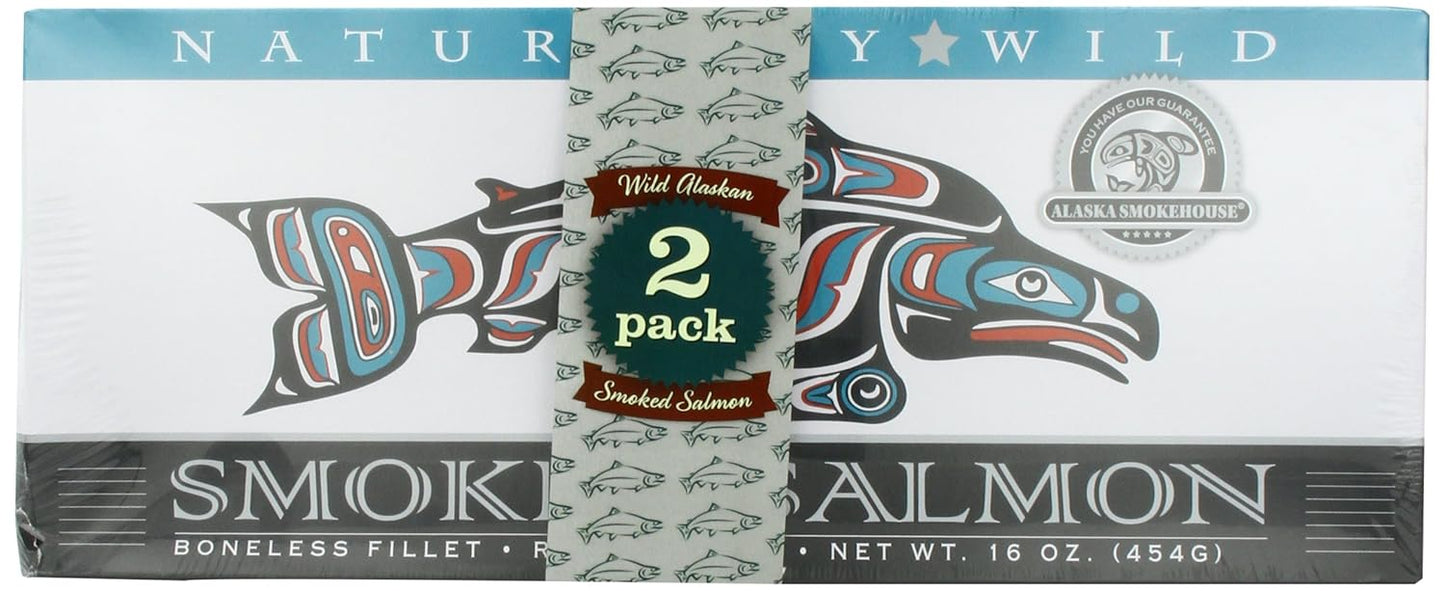 Alaska-Smokehouse-Paquete-de-papel-de-aluminio-de-salmón-ahumado,-16-onzas,-de-361