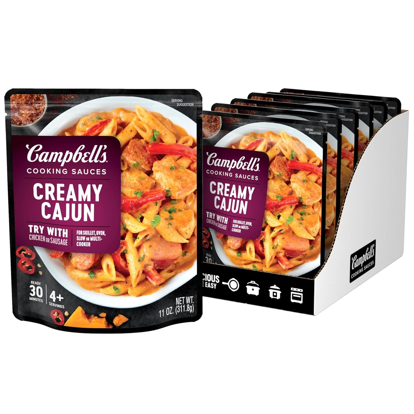 Campbell’s-Cooking-Sauces,-Creamy-Cajun-Sauce,-3883