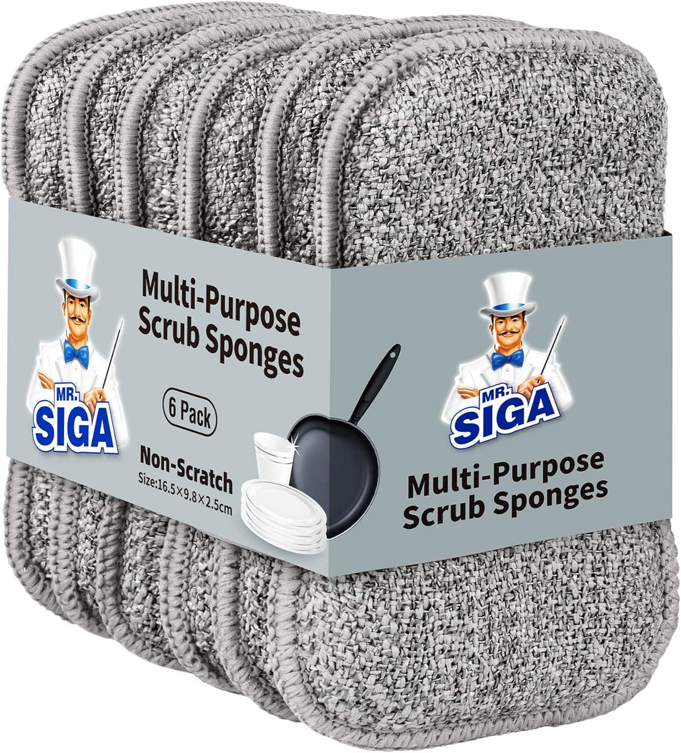 MR.SIGA-Dual-Sided-Scrub-Sponges,-Long-lasting,-Reusable-Dishwashing-Sponges-for-Kitchen,-6-Pack-----839