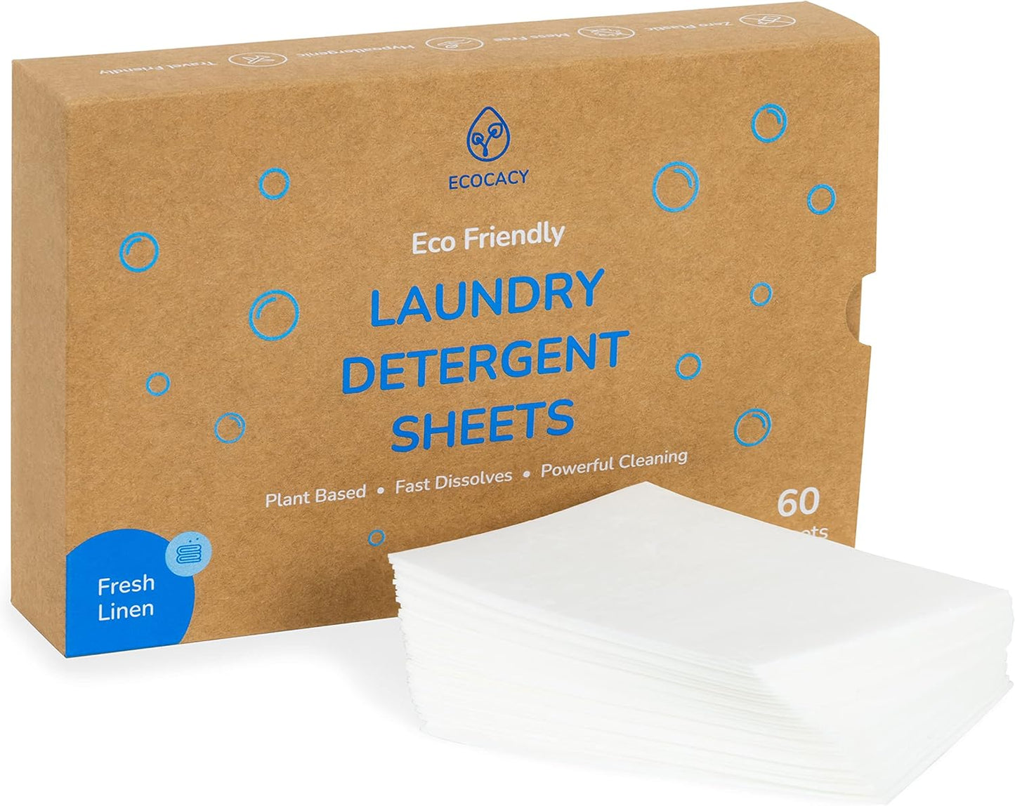 Plastic-Free-Laundry-Detergent-Sheets,-60-Count,-Fresh-Linen-Scent,-Plant-Based,-144