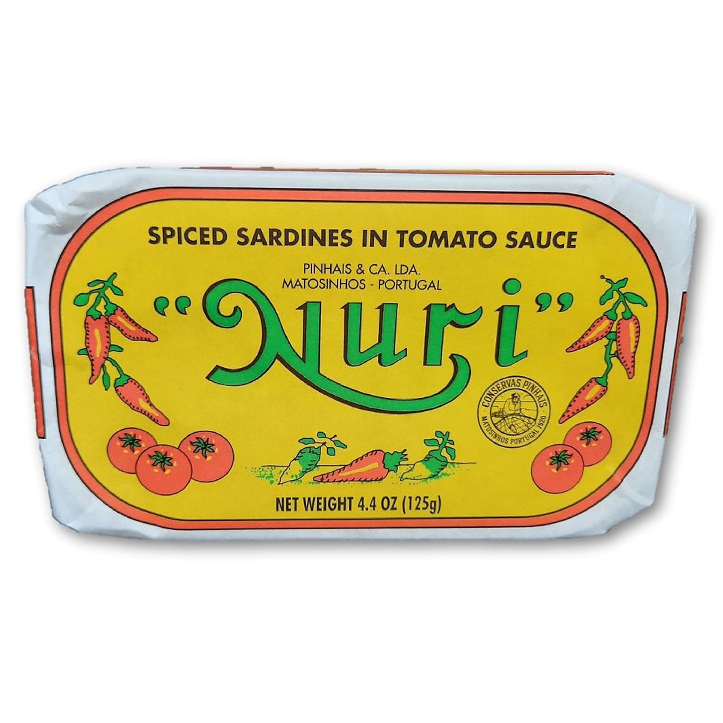 NURI-Sardinas-portuguesas-en-salsa-de-tomate-especiado,-paquete-de-2-(latas-4.4-1153