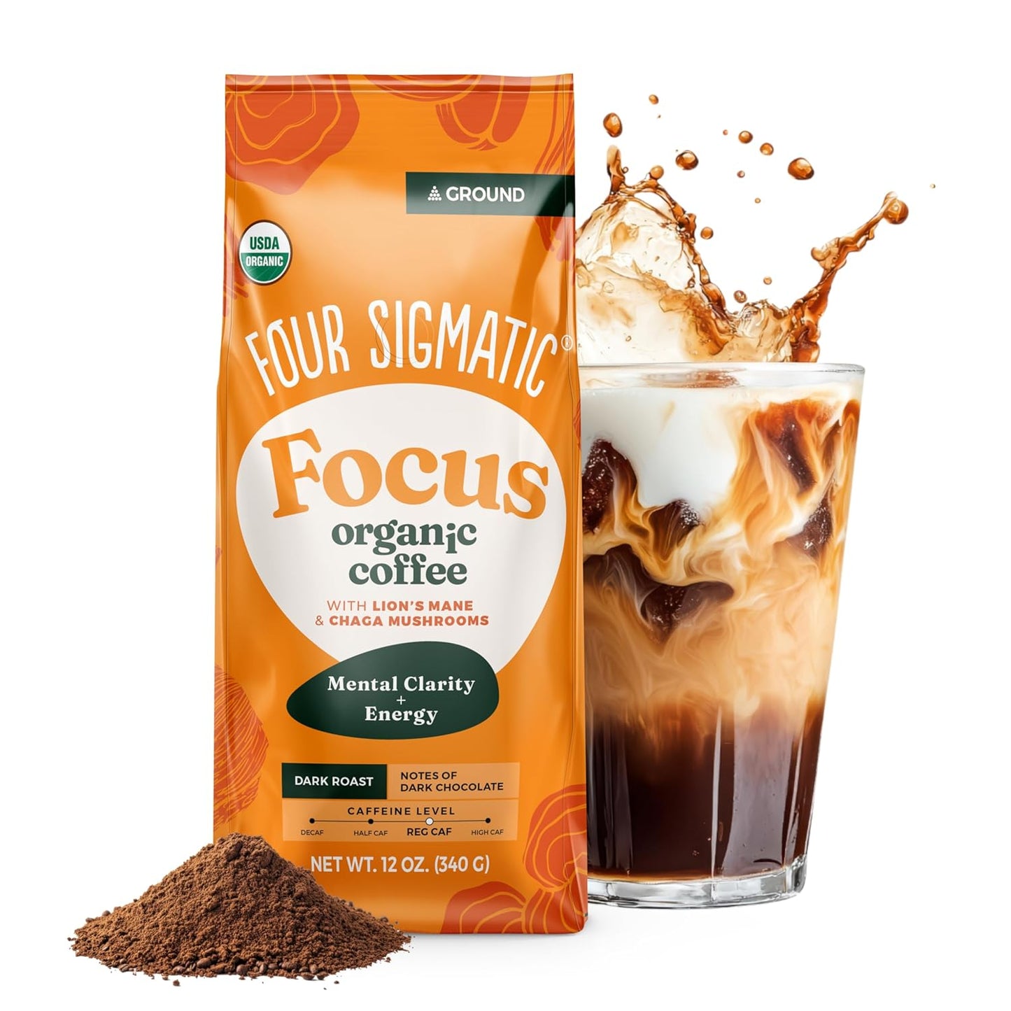FOUR-SIGMATIC-Organic-Focus-Mushroom-Ground-Coffee,-12-OZ---------3225