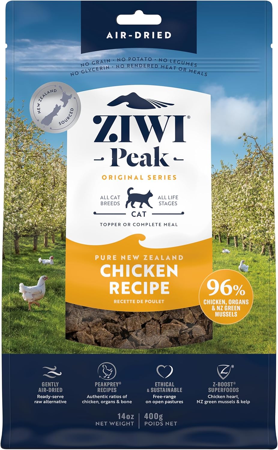 ZIWI-Peak-Air-Dried-Cat-Food-–-Chicken---All-Natural,-High-Grain-Limited-w/1344