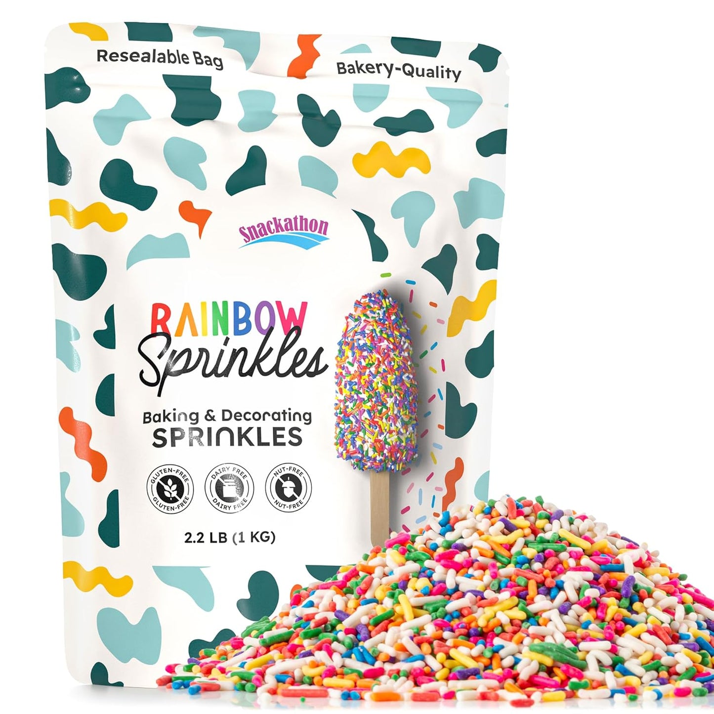 Snackathon-Sprinkles-for-Baking-&-Decorating,-Rainbow-Sprinkles,-2.2-LB-Bulk-Rainbow-in-Pouch-562