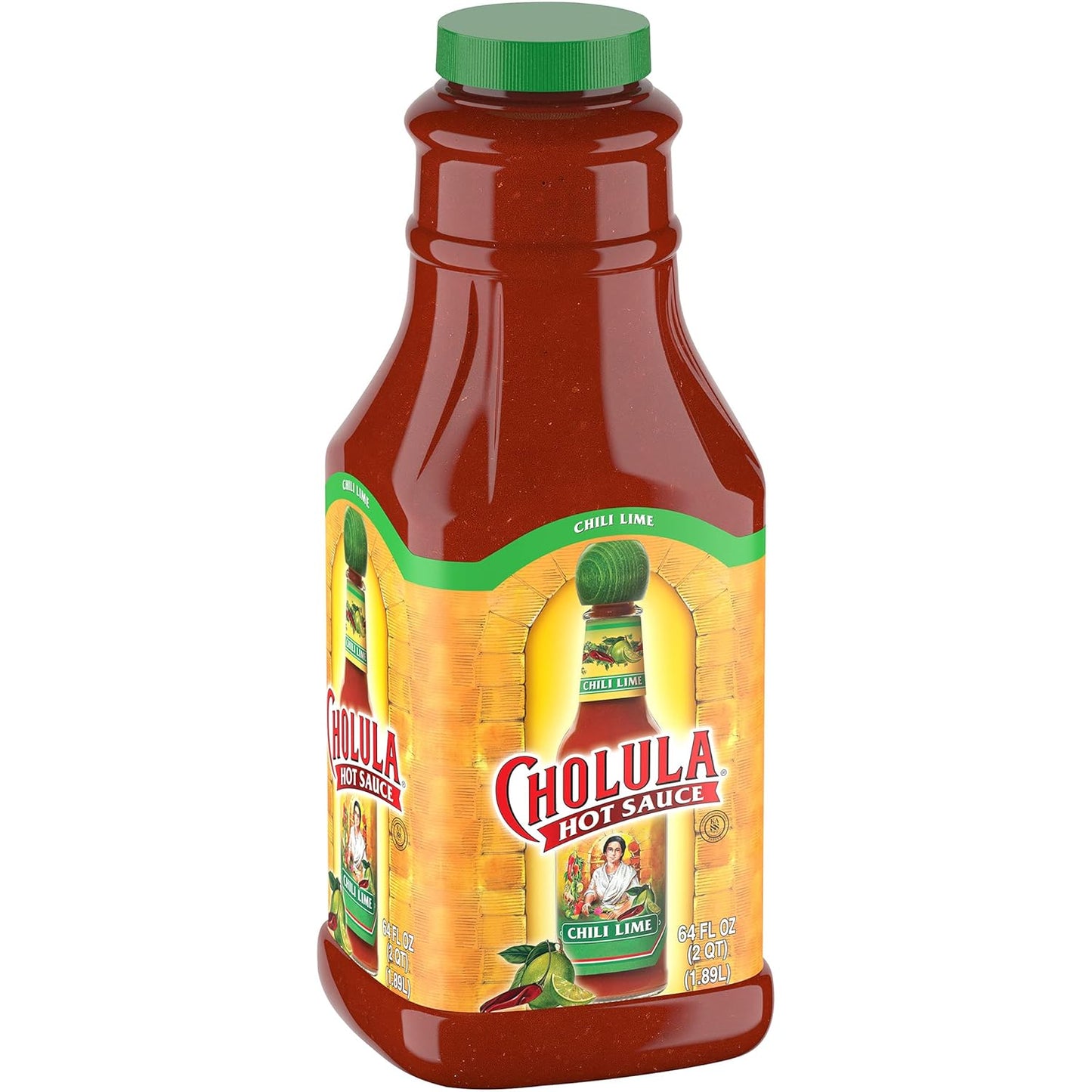 Cholula-Chili-Lime-Hot-Sauce,-64-fl-oz---One-64-Fluid-1466
