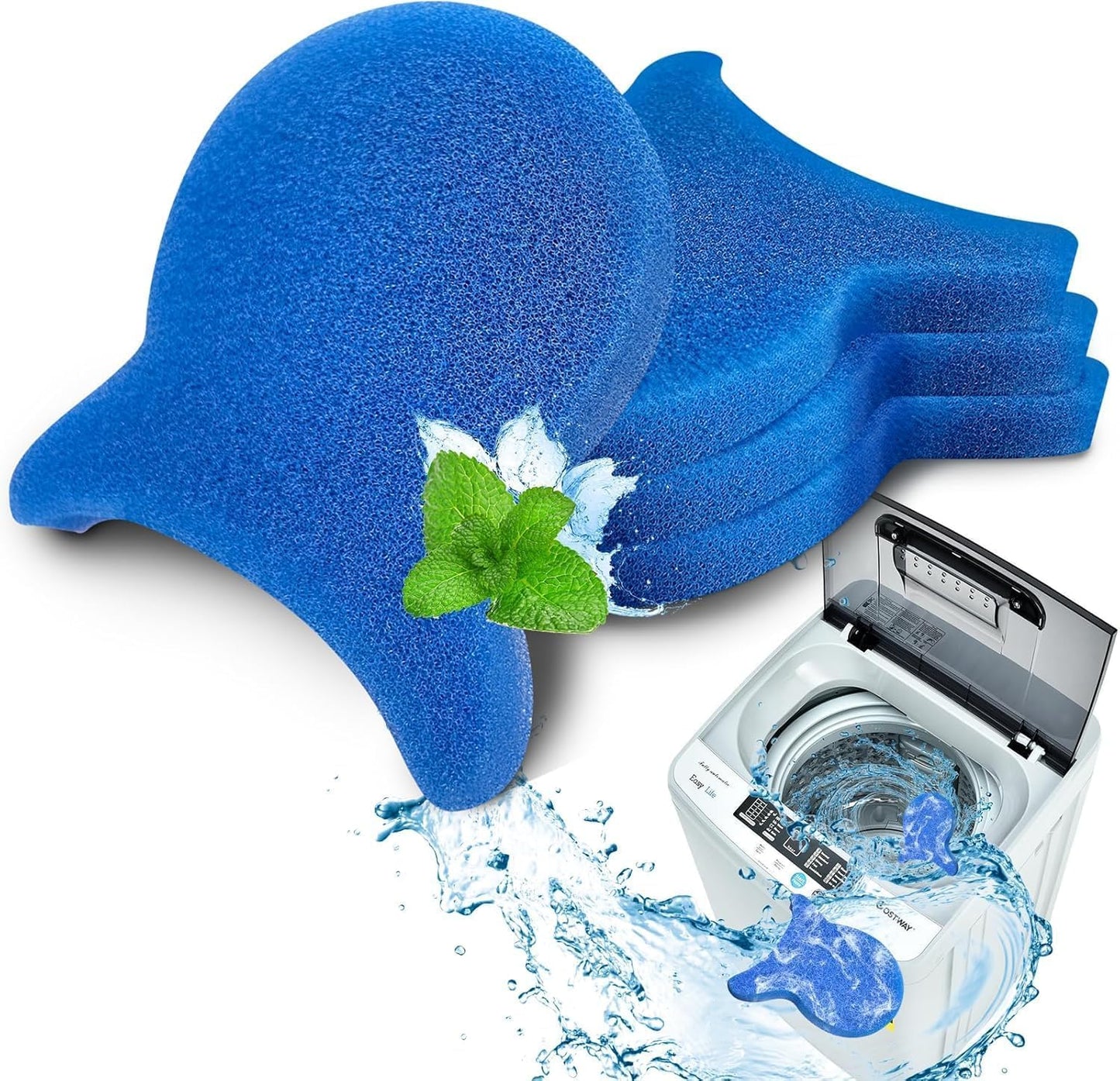 Pet-Hair-Remover-for-Laundry,Reusable-Washing-Machine-Hair-Catcher,Blue,4-PCS-708