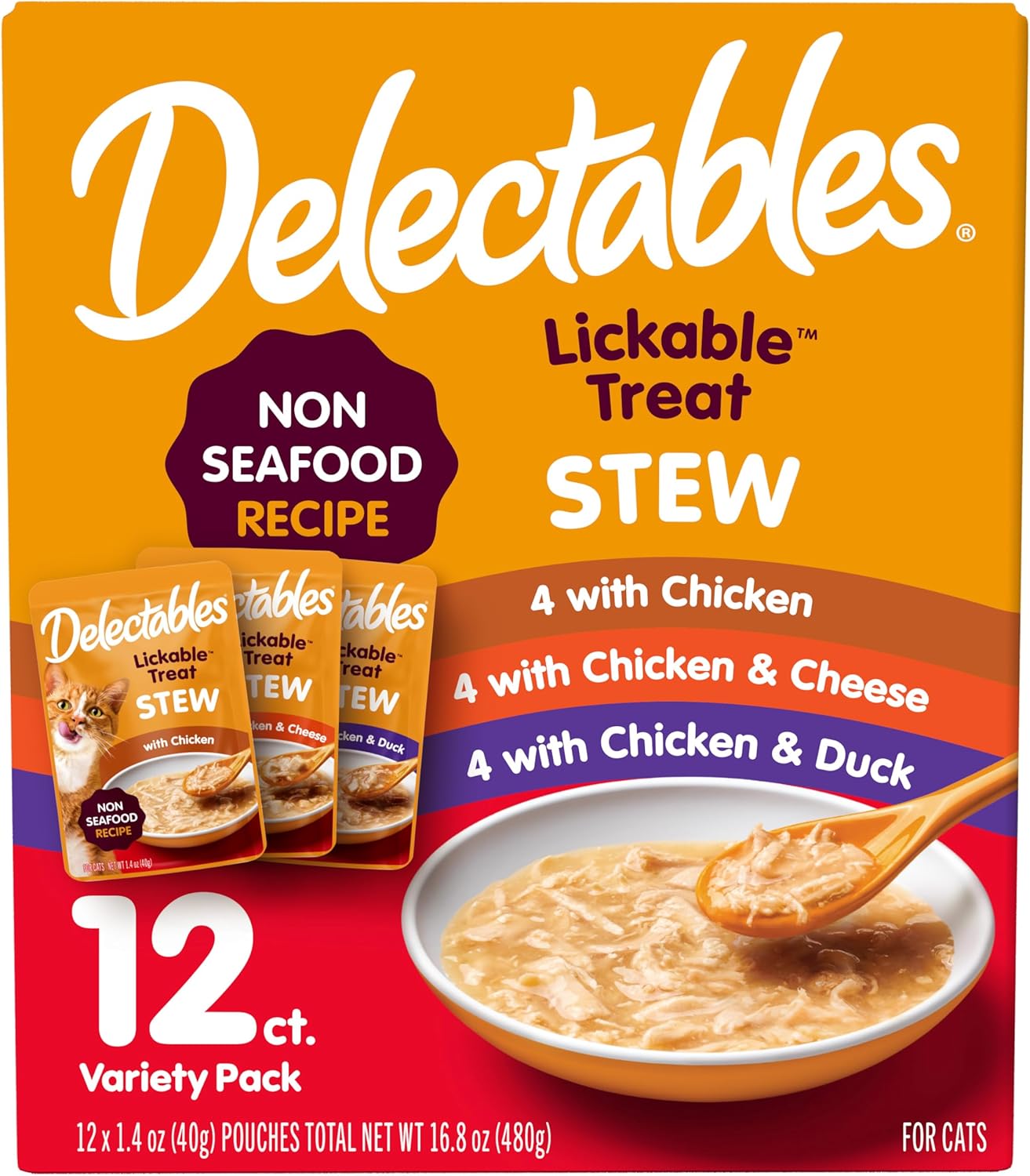 Delectables-Non-Seafood-Stew-Lickable-Wet-Cat-Treats,-Variety-Pack,-1.4-Ounce-(Pack-of-1982