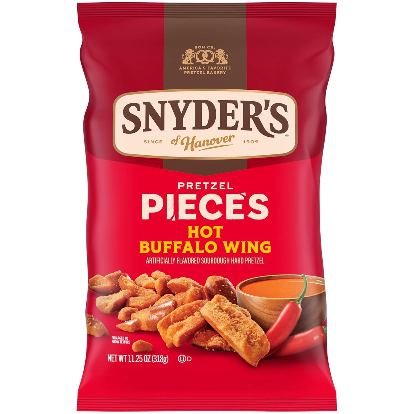Snyder's-of-Hanover-Hot-Buffalo-Wing-Flavored-Pretzel-Pieces,-11.25-Oz------1511