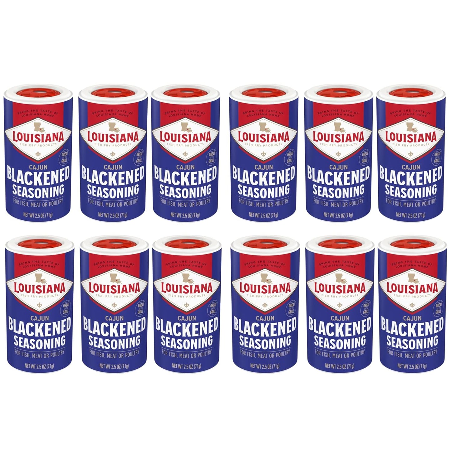 Louisiana-Fish-Fry---Condimento-ennegrecido-(paquete-de-12)-sabor-pimentón,-134
