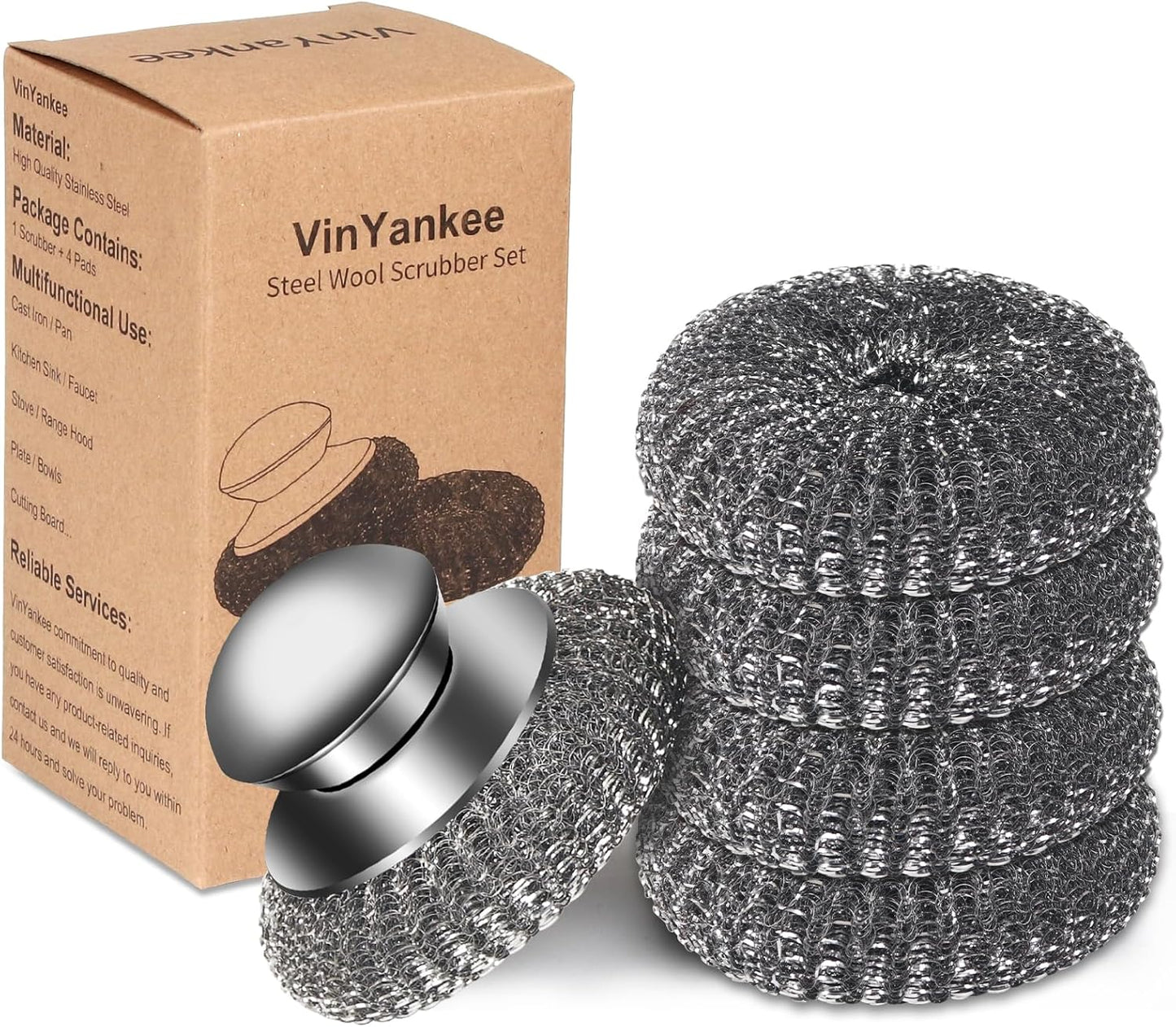 5Pcs-Steel-Wool-Scrubber-with-Replacement-Wire-Sponge-Pads-Set,-Stainless-Steel-Scrubber-with-Handle-1698