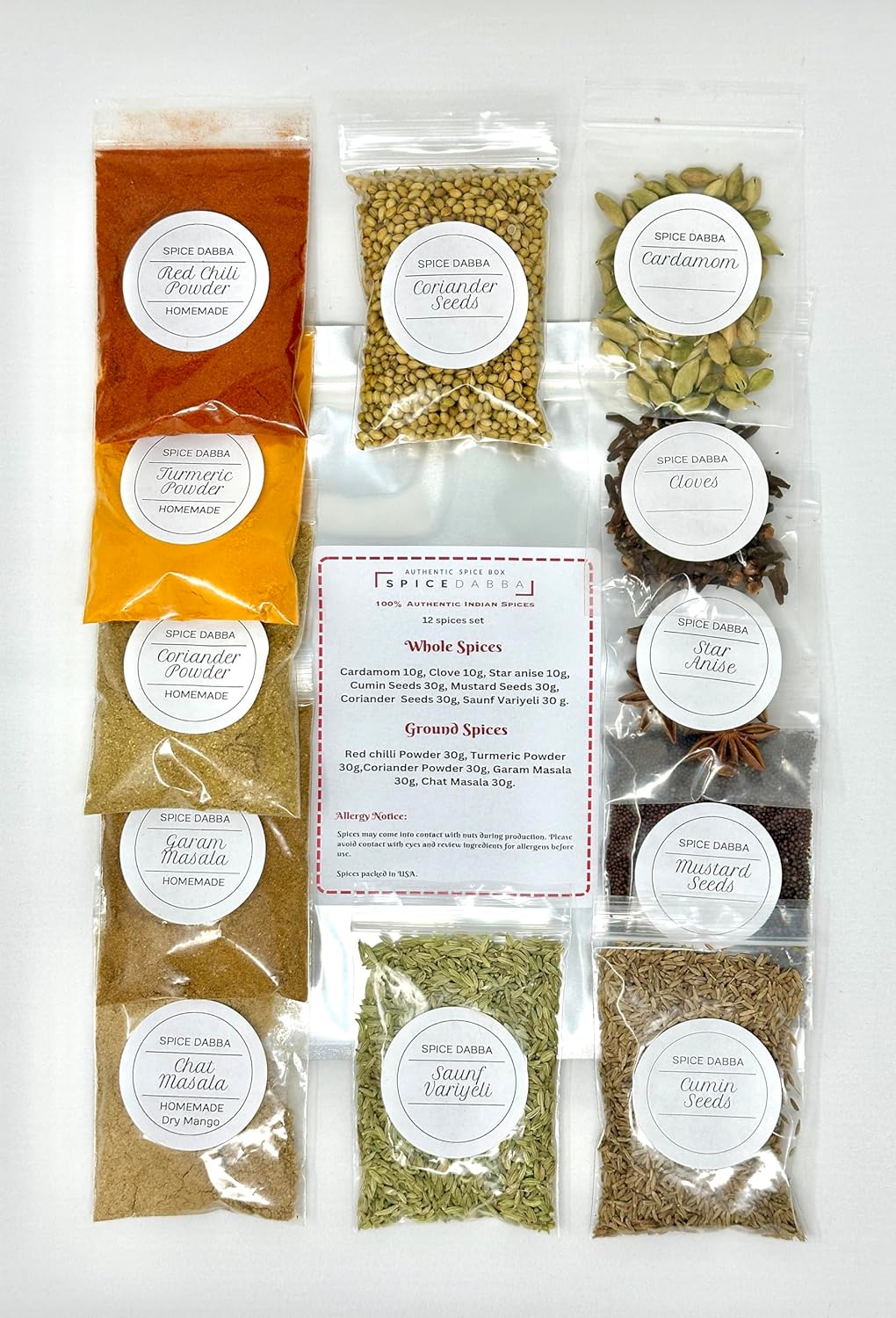 Authentic-Indian-Spice-12-Spice-Set:-Assorted-Spices,-Herbs,-and-Seasonings---210